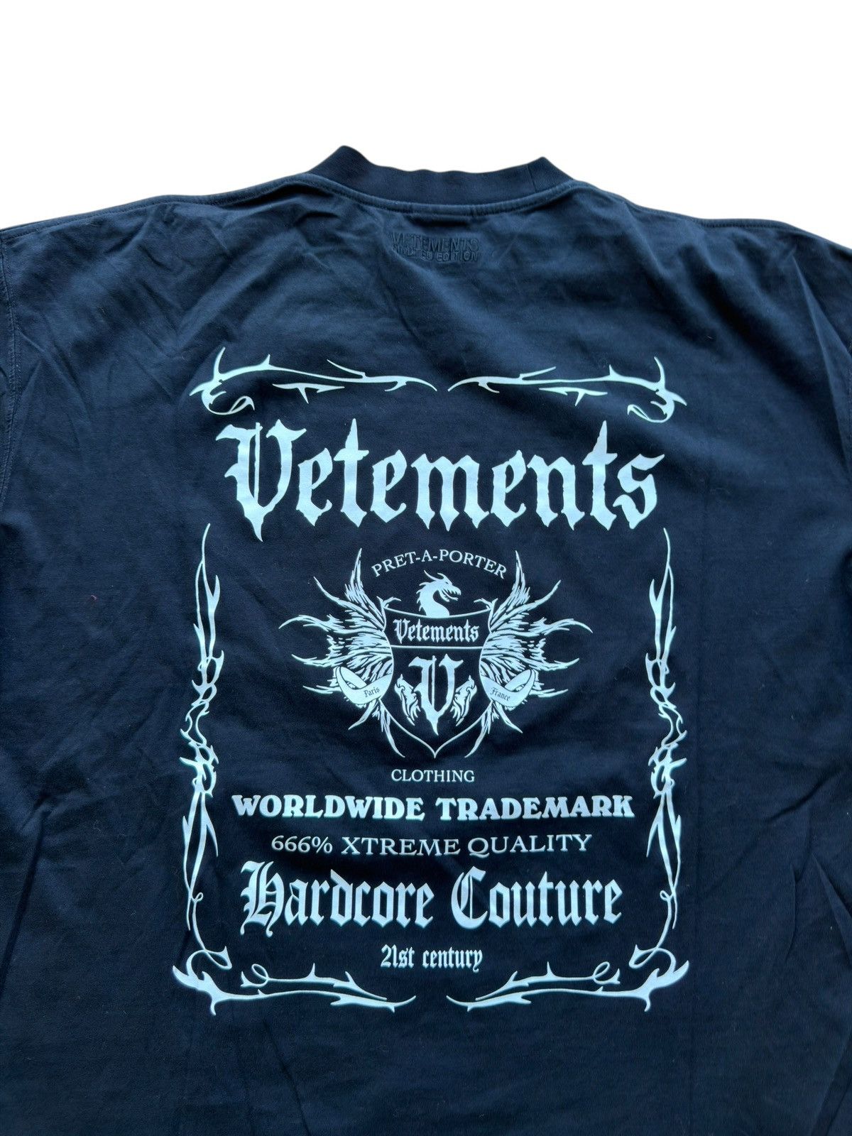 Vetements VETEMENTS Pret-A-Porter Hardcore Couture T-shirt gvasalia Size US S / EU 44-46 / 1 - 15 Thumbnail