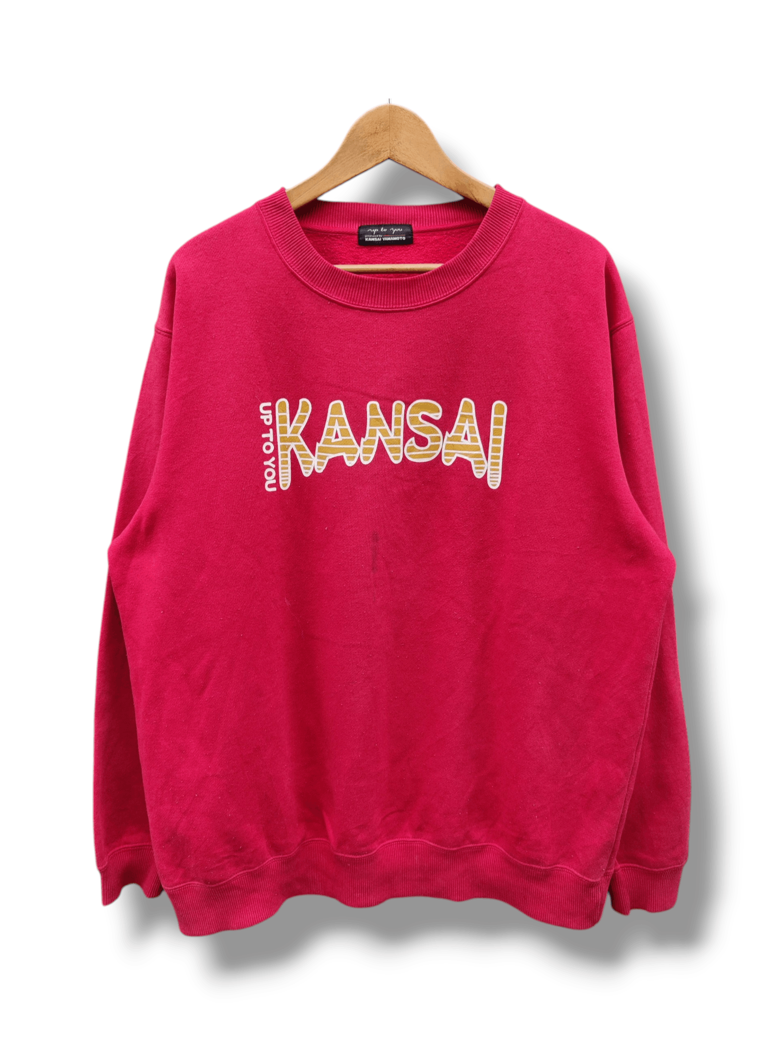 Japanese Brand Vintage Kansai Yamamoto Up to You Spellout Sweatshirt Size US XL / EU 56 / 4 - 1 Thumbnail