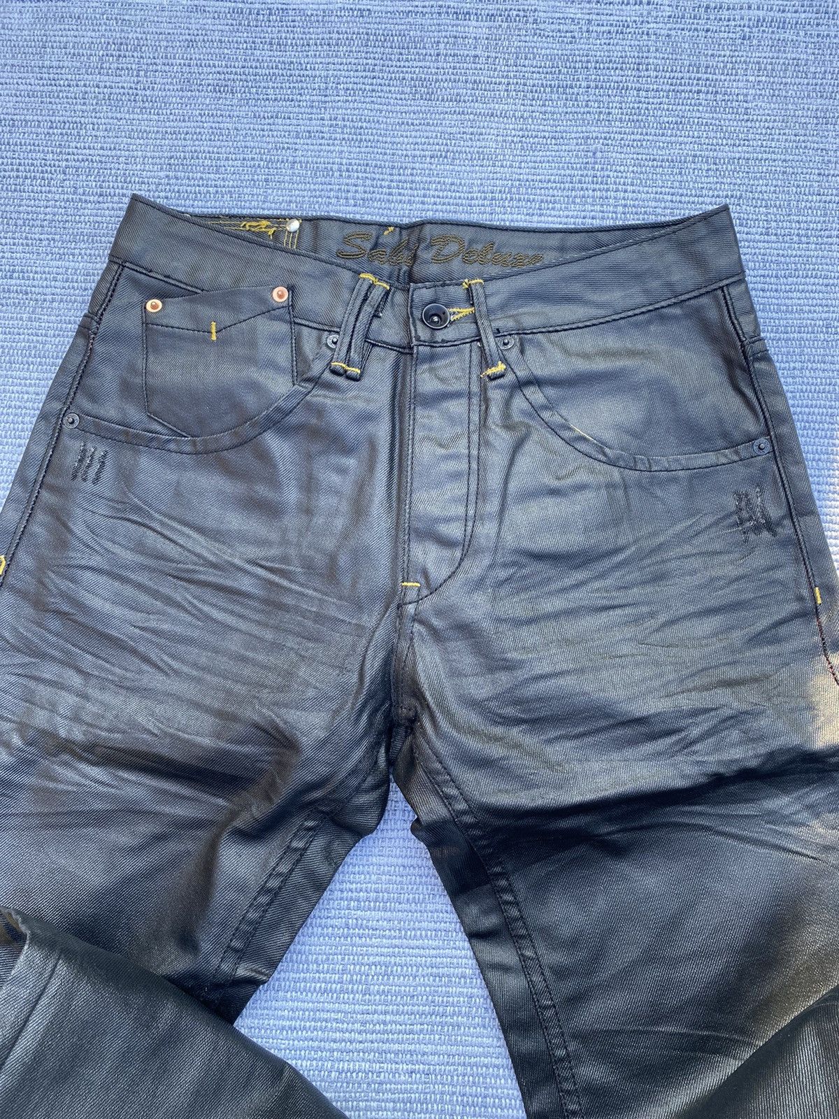 Japanese Brand sabi sabi deluxe wax jeans Size US 32 / EU 48 - 2 Thumbnail