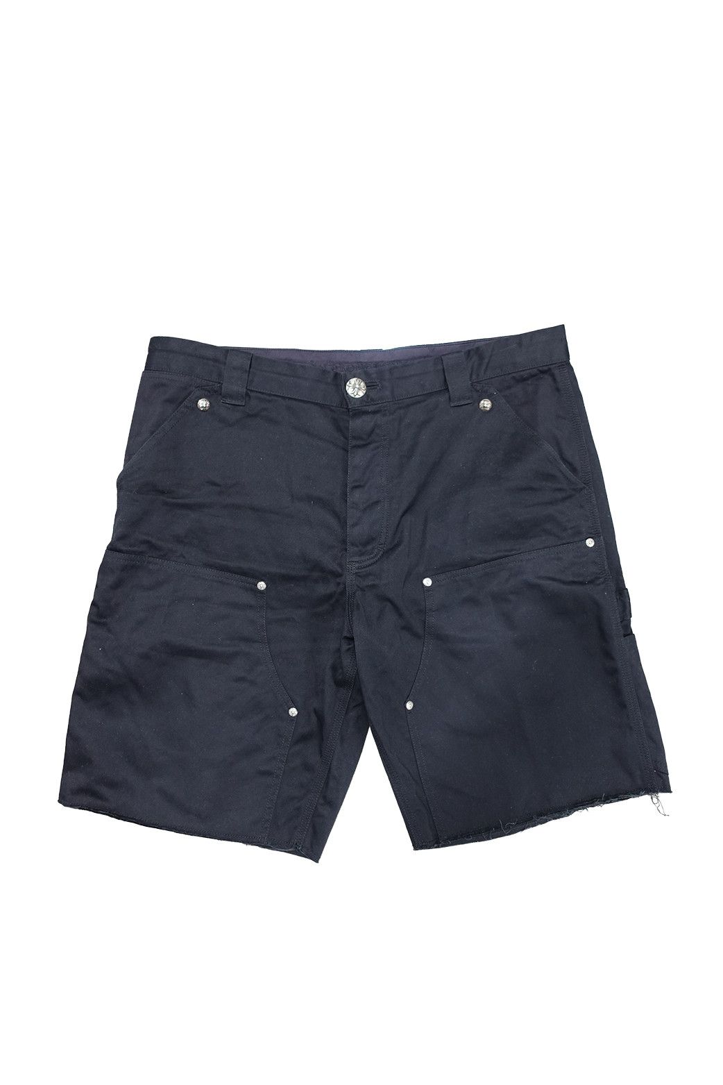 Chrome Hearts CHROME HEARTS DOUBLE KNEE CARPENTER SHORTS BLACK Size US 36 / EU 52 - 1 Thumbnail