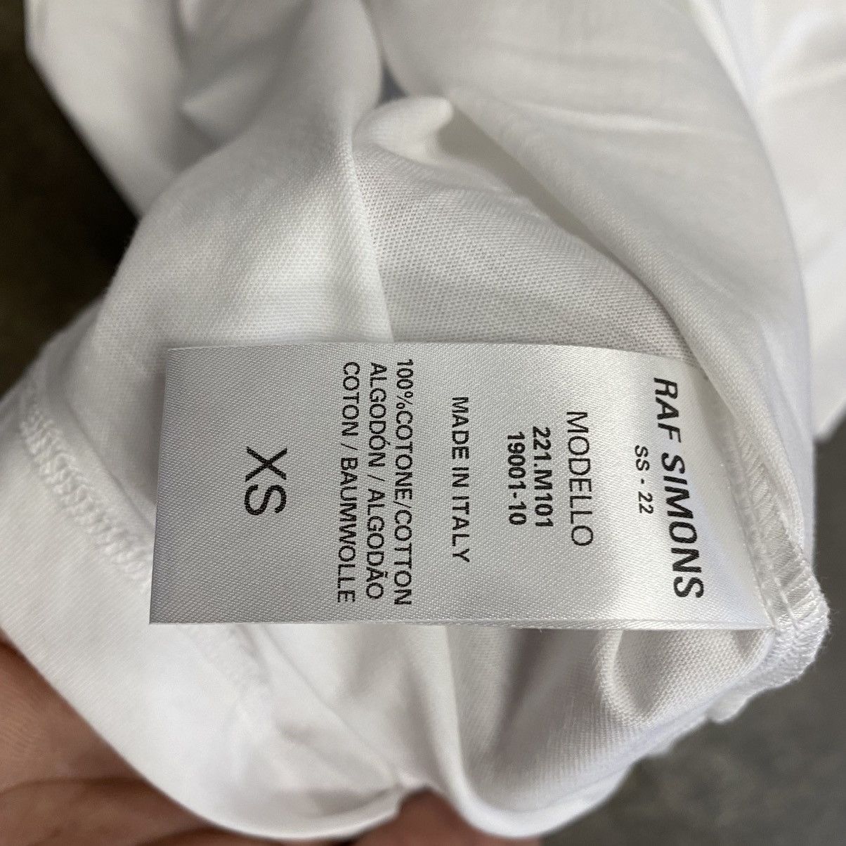 Raf Simons Raf Simons Spring Summer 2022 Isolated Heroes Tee Size US XS / EU 42 / 0 - 4 Thumbnail