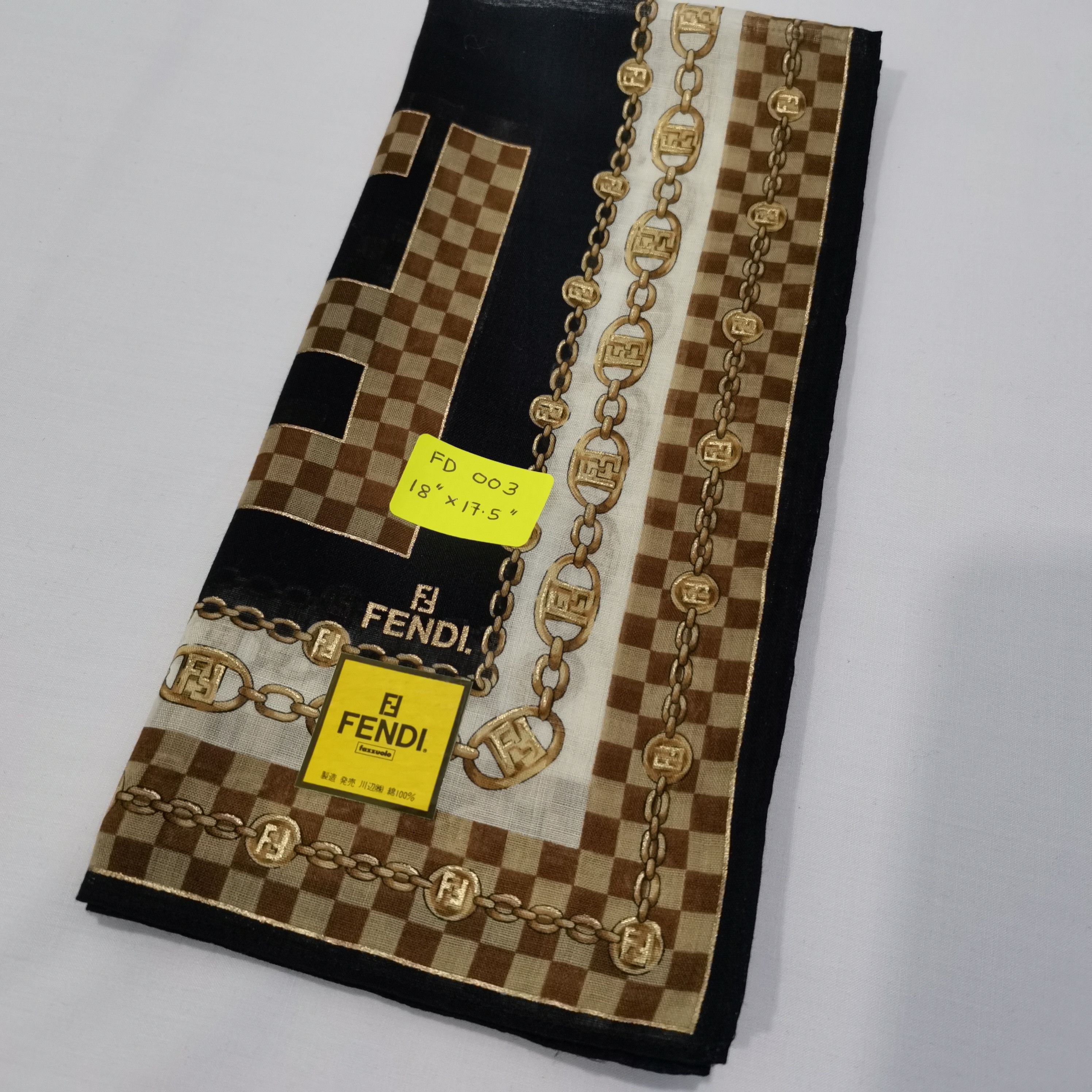 Fendi FENDI HANDKERCHIEF/ BANDANA/ SCARF Size ONE SIZE - 6 Thumbnail