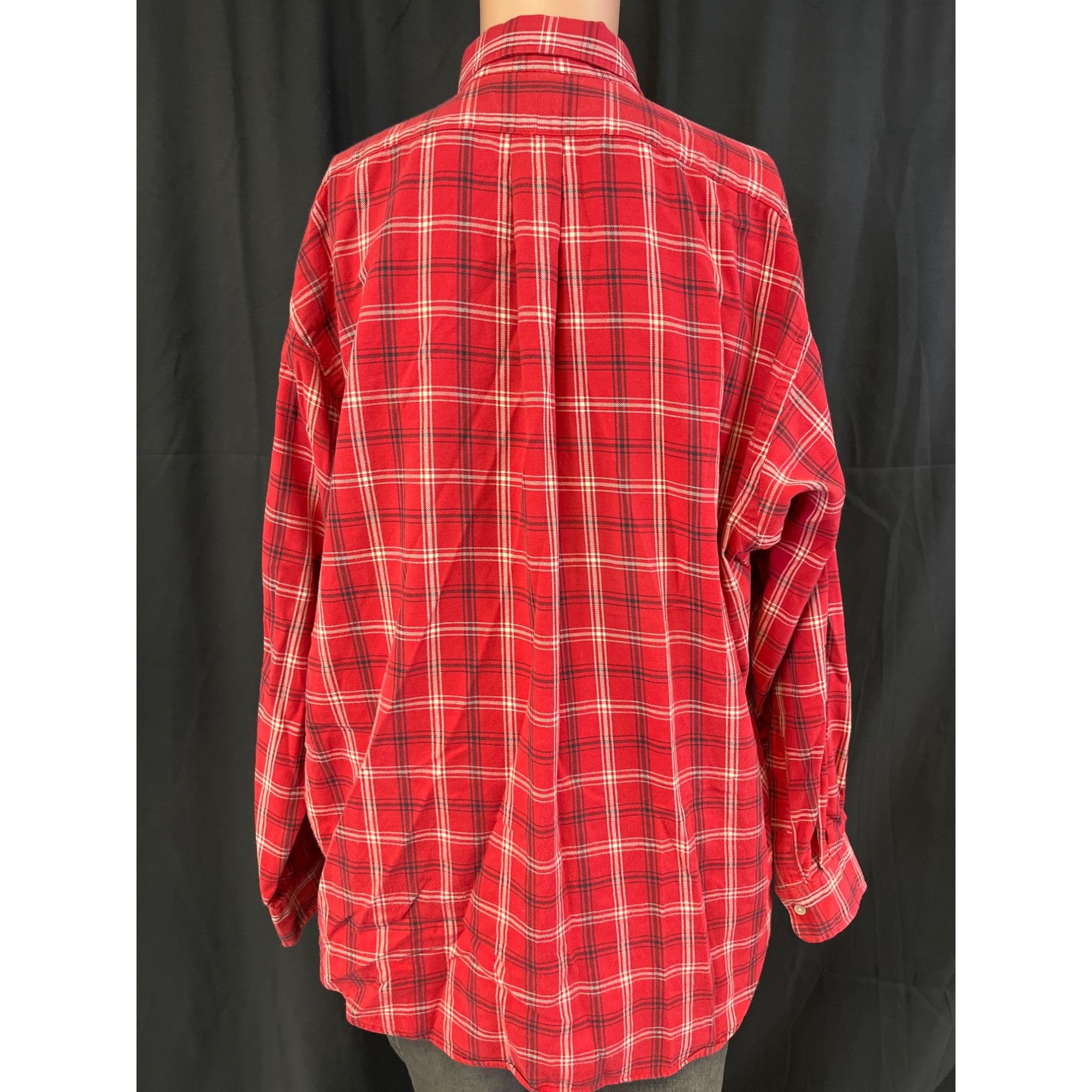 Ralph Lauren Ralph Lauren Blaire Men's Red Shirt/Button Up Sz L SKU 4355 Size L / US 10 / IT 46 - 2 Thumbnail