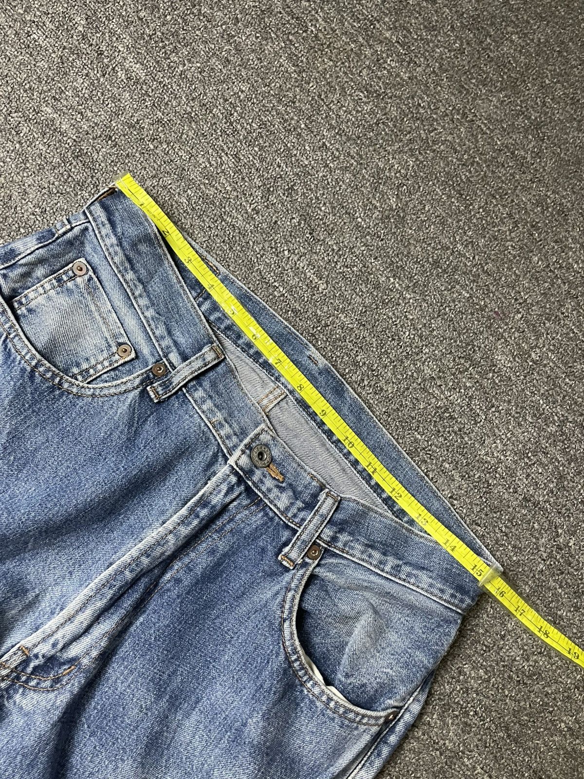 Japanese Brand × Vintage Unique Clothing Warehouse Brand Straight Cut Jeans (106) Size US 31 - 4 Thumbnail