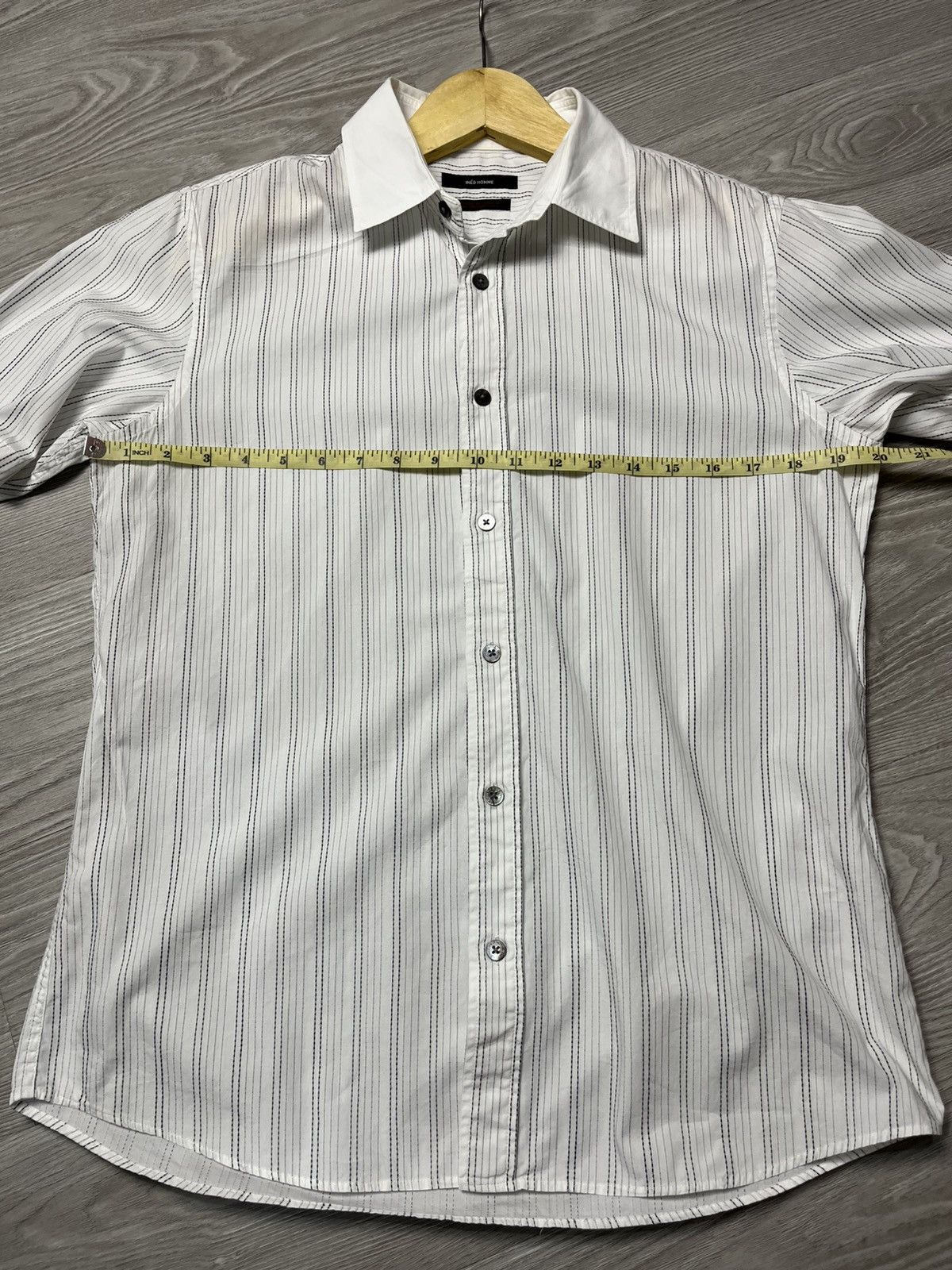 Japanese Brand × Y's × Yohji Yamamoto Ined Homme by Yohji Yamamoto stripes shirt Size US M / EU 48-50 / 2 - 6 Thumbnail