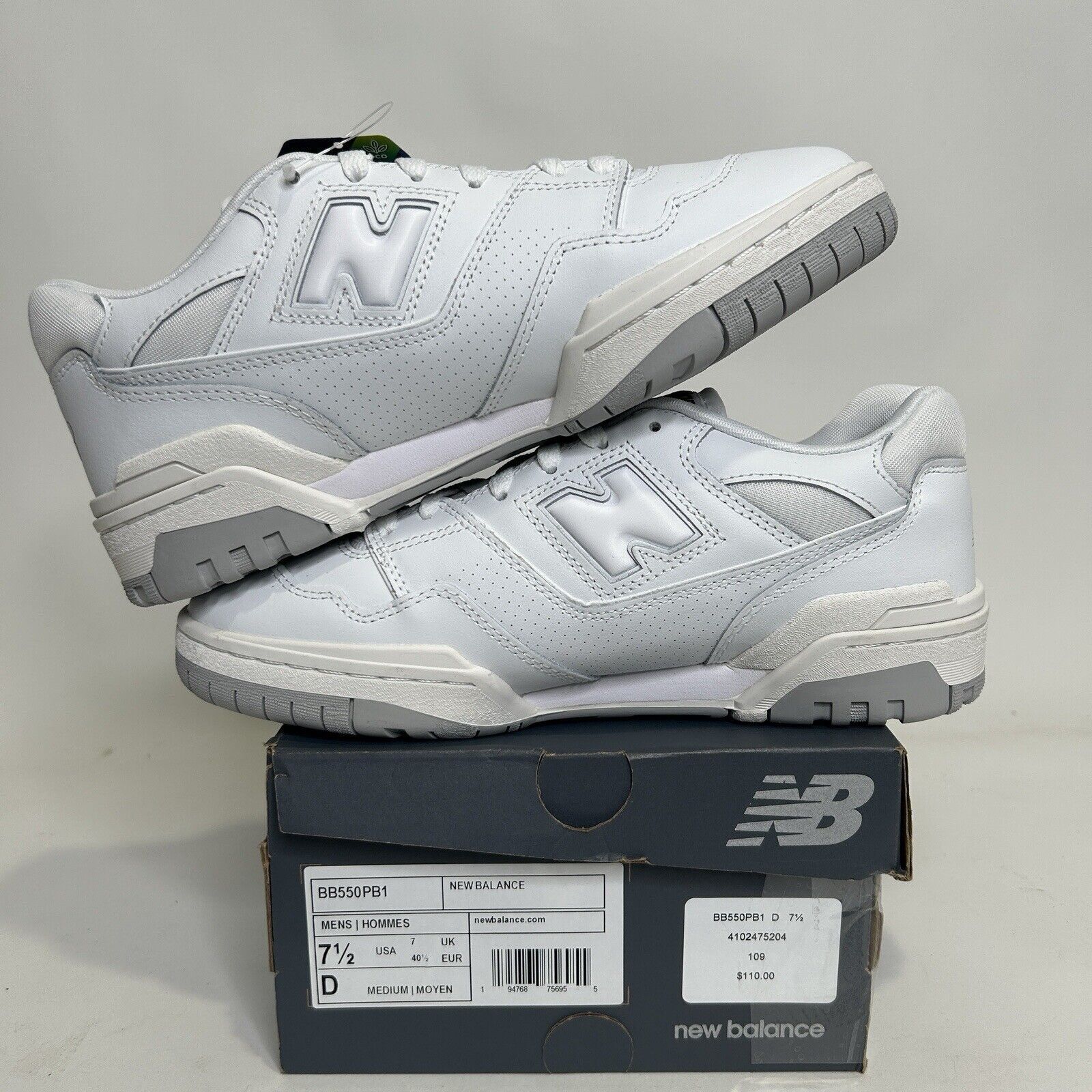 New Balance New Balance 550 “White Grey” 2024 Size US 7.5 / EU 40-41 - 3 Thumbnail