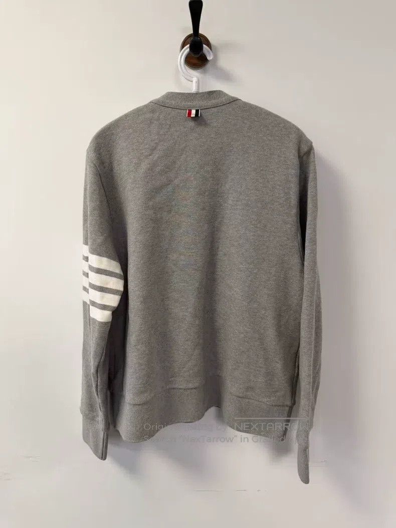 Thom Browne Thom Browne Classic Gray Knit Cardigan Size US L / EU 52-54 / 3 - 2 Thumbnail