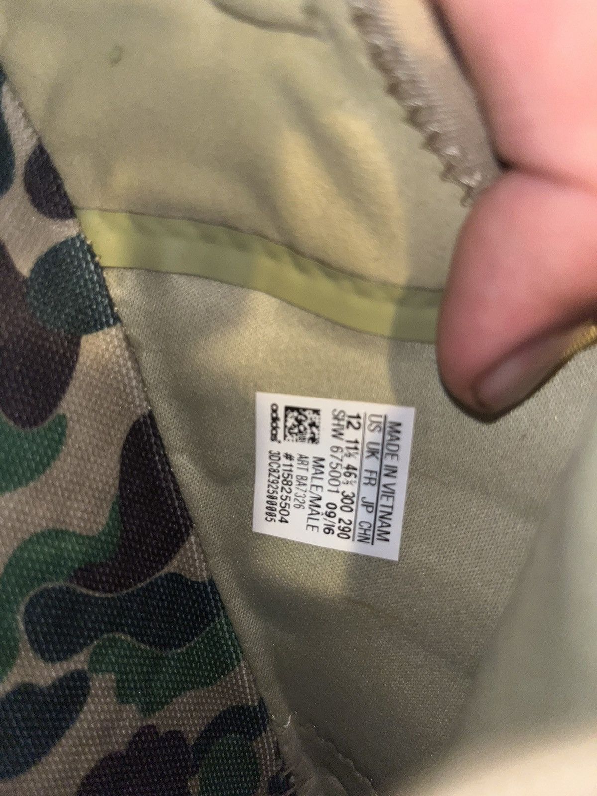 Adidas × Bape Adidas Bape NMD Size US 12 / EU 45 - 7 Thumbnail