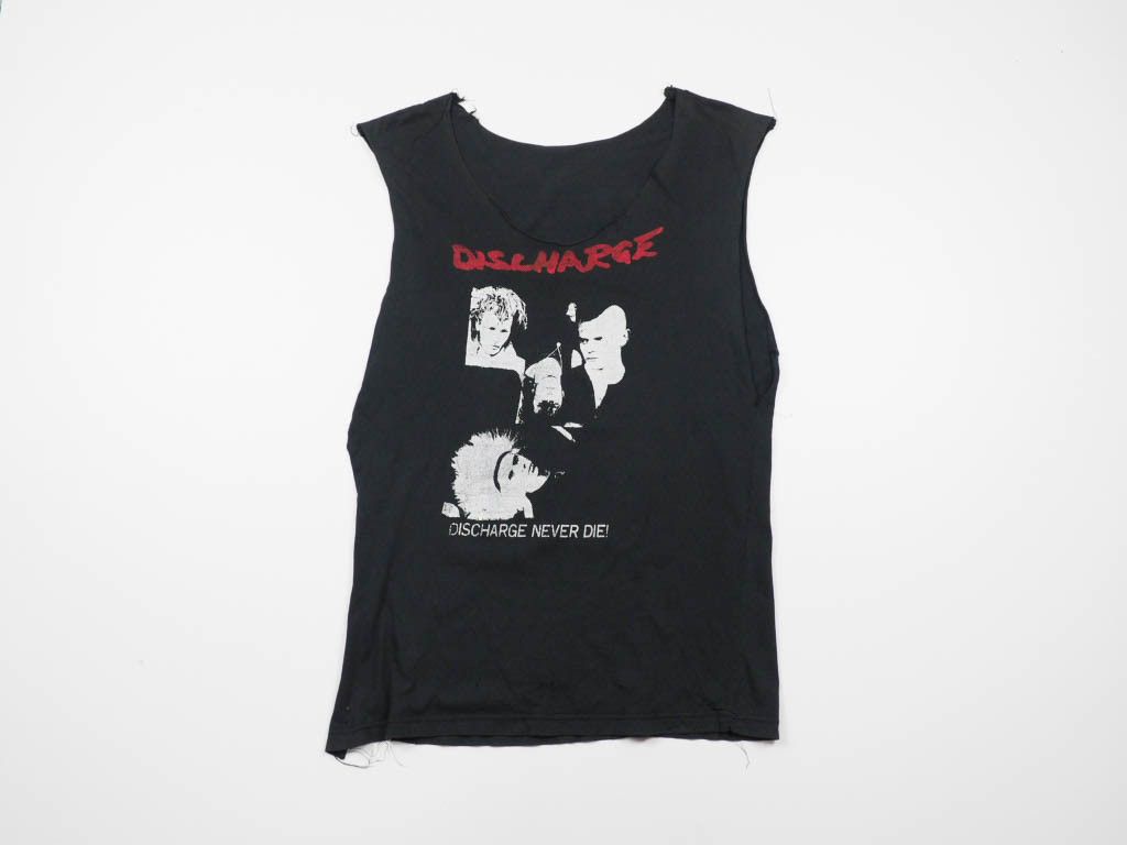 Band Tees × Vintage Discharge distressed sleeveless tee Size US M / EU 48-50 / 2 - 2 Thumbnail