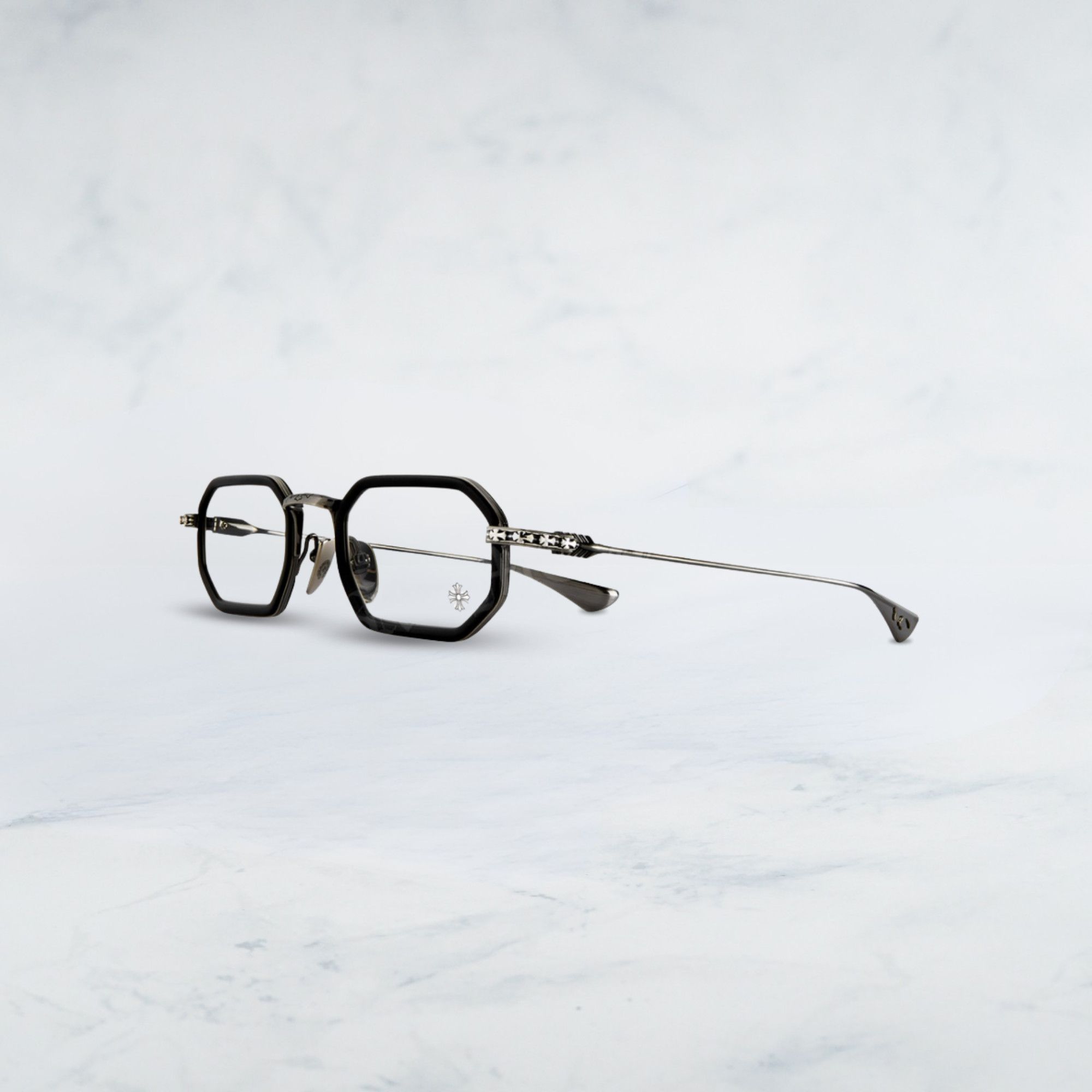 Chrome Hearts CHROME HEARTS STYLIDA MATTE BLACK / PEWTER Size ONE SIZE - 1 Thumbnail