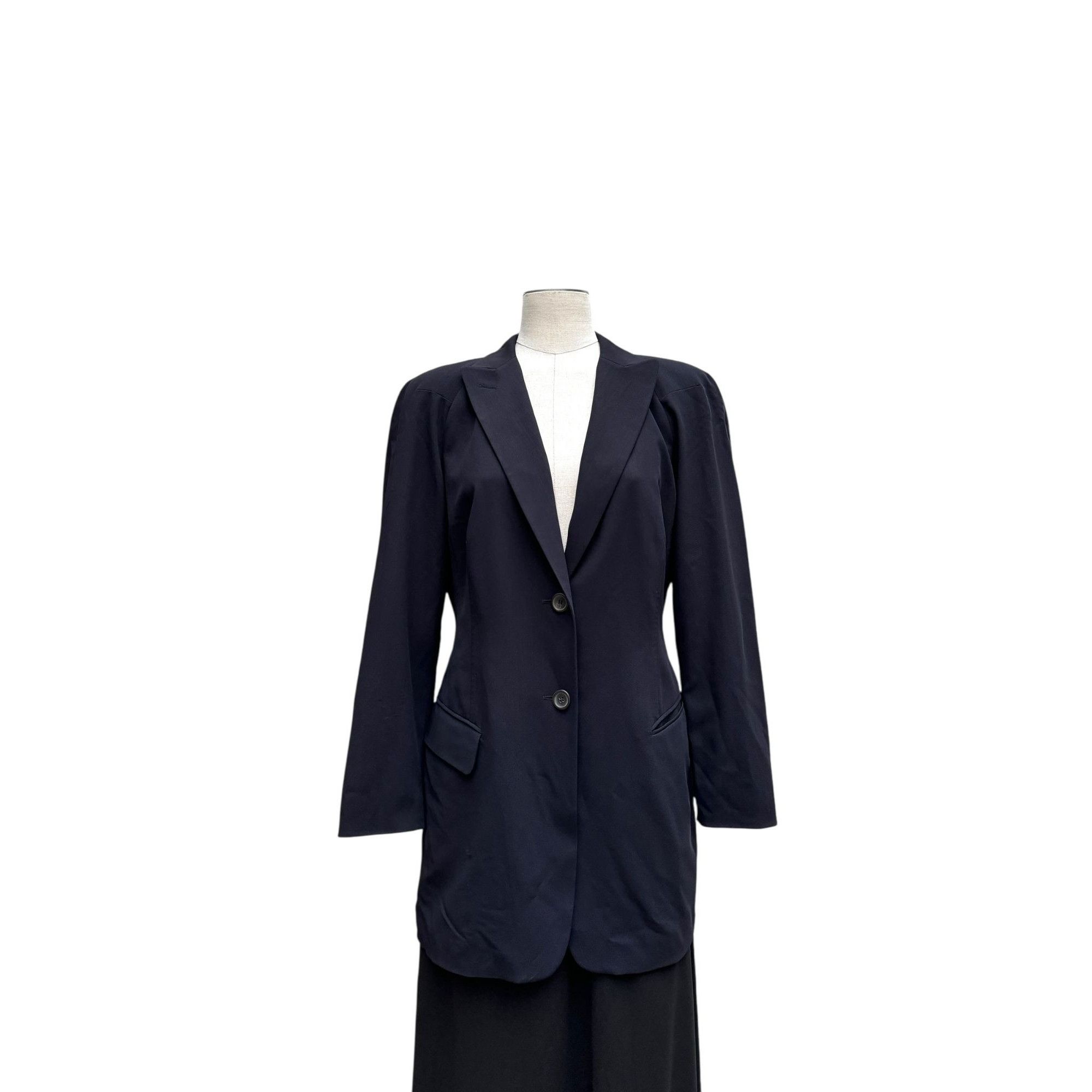 Jil Sander Navy Wool Blazer Jacket Size M / US 6-8 / IT 42-44 - 1 Thumbnail
