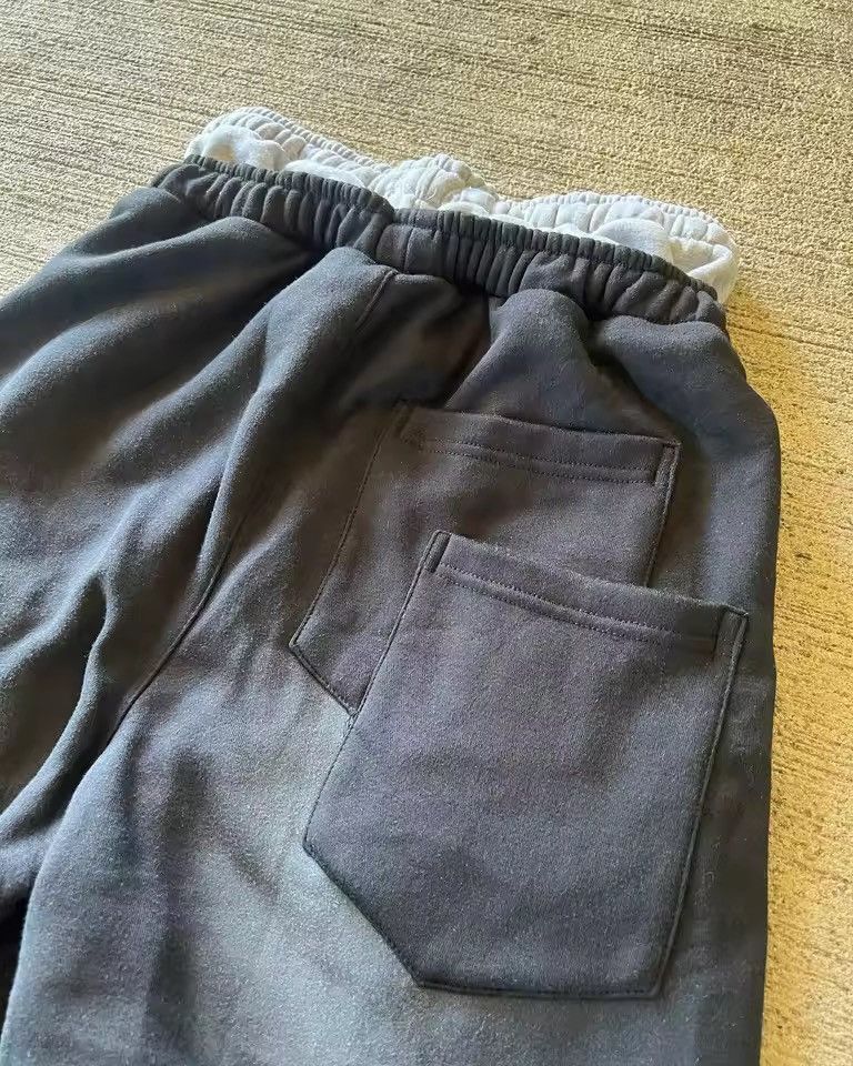 Japanese Brand Retro Style Double Waisted Embroidered Letter Sweatpants Size US 36 / EU 52 - 5 Thumbnail