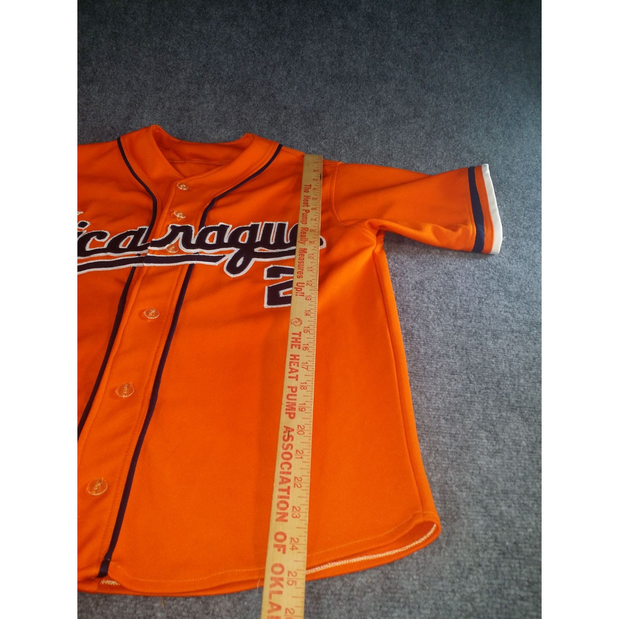 Other Nicaragua National Team Jersey Men Sz M Orange Black 2 Baseb Size US M / EU 48-50 / 2 - 2 Thumbnail