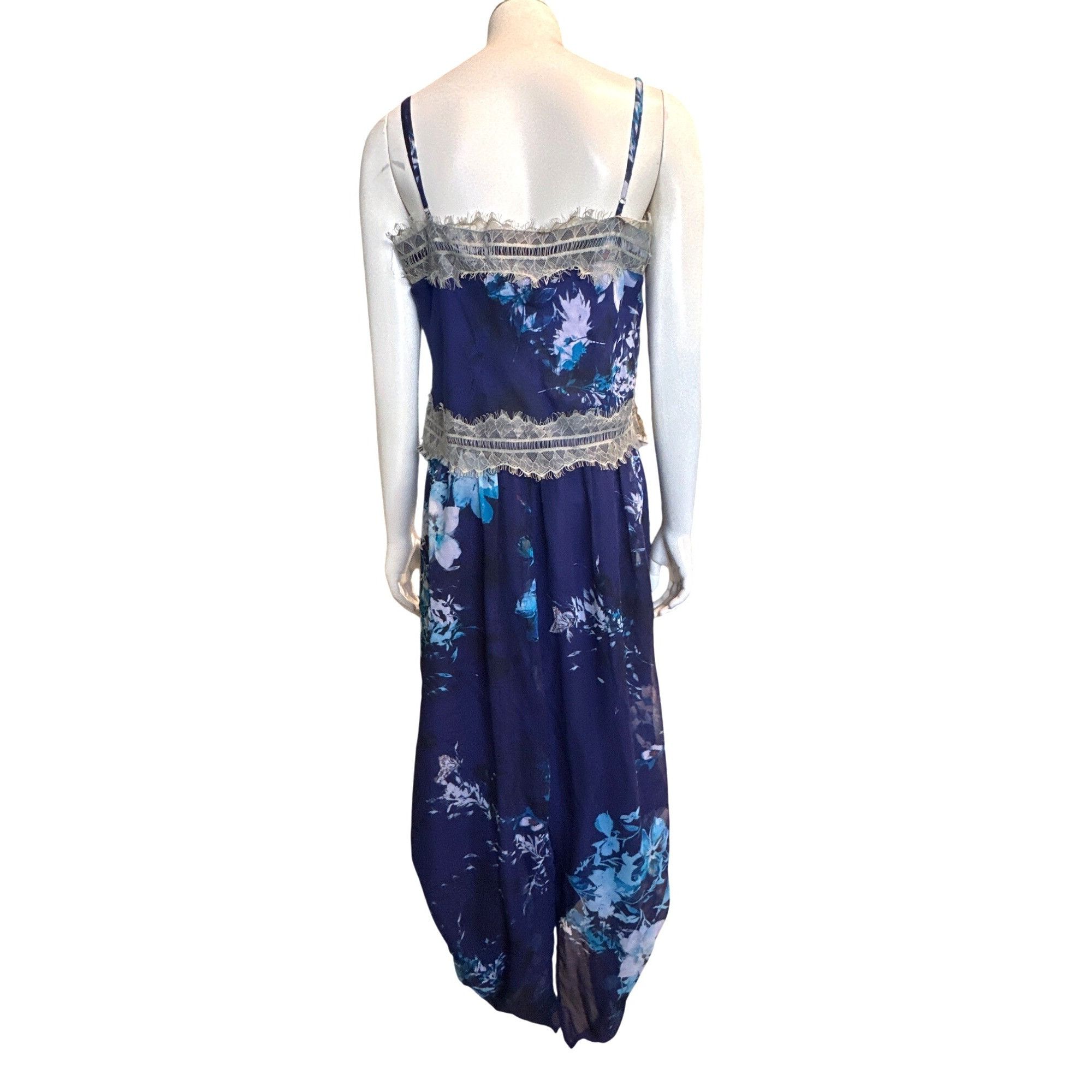 Other Twelfth Street by Cynthia Vincent Small Navy Floral Silk Max Size S / US 4 / IT 40 - 5 Thumbnail