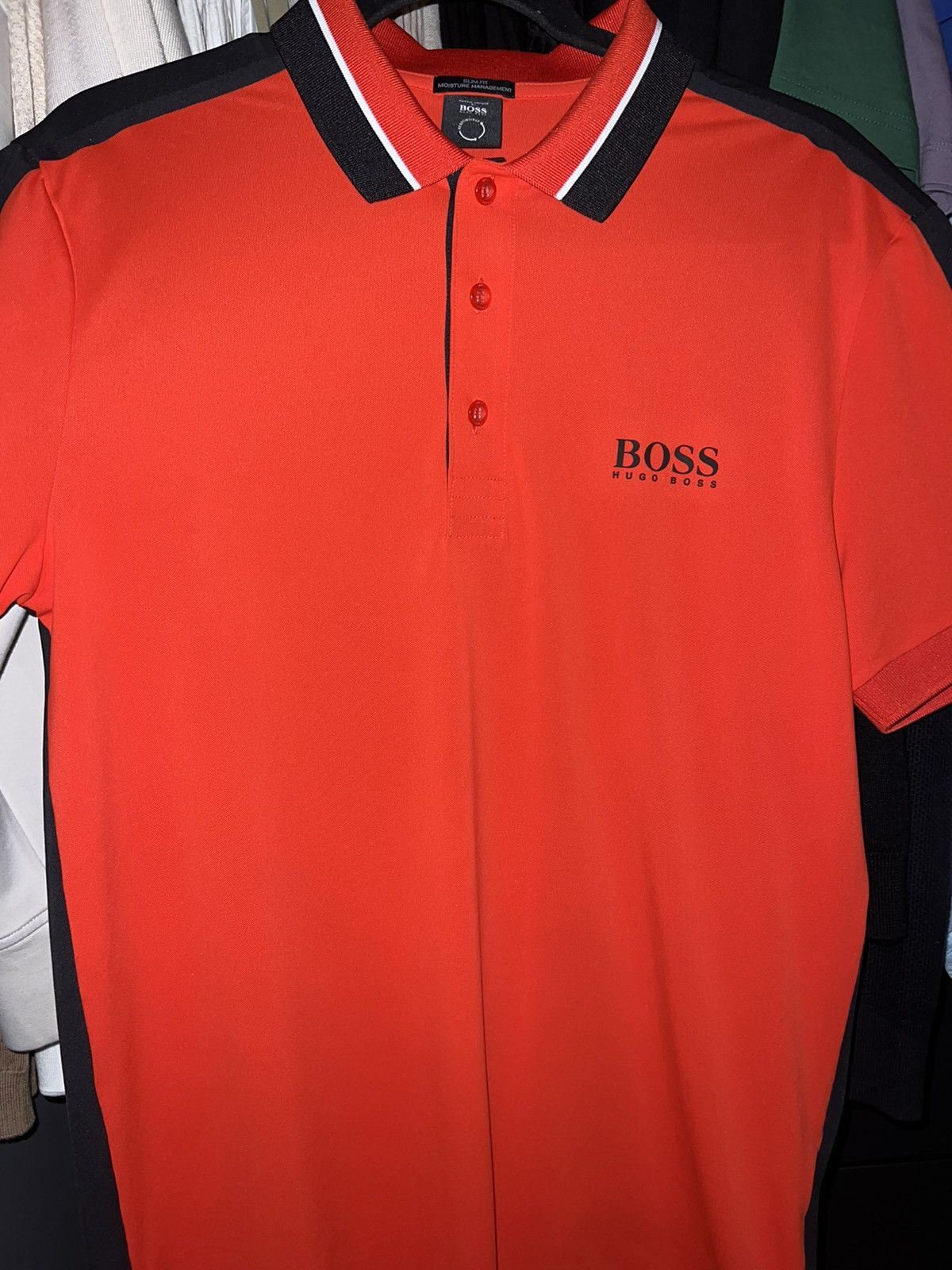 Hugo Boss Hugo Boss Red and Black polo shirt Size US M / EU 48-50 / 2 - 1 Thumbnail