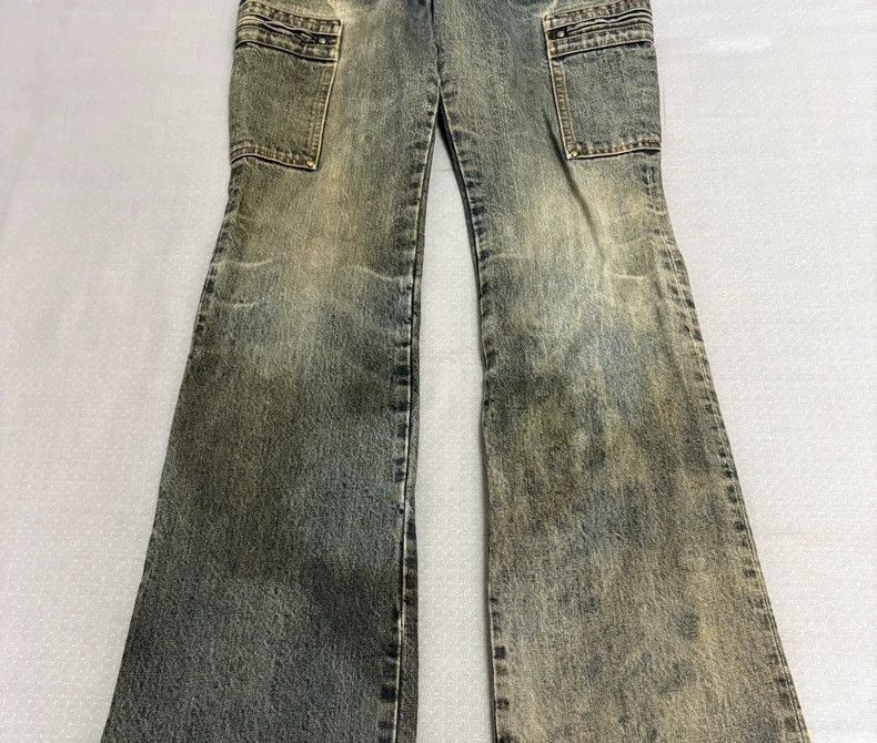 Yohji Yamamoto Vintage MudDyed Flared Denim Pants-2506 Size 30" / US 8 / IT 44 - 5 Thumbnail