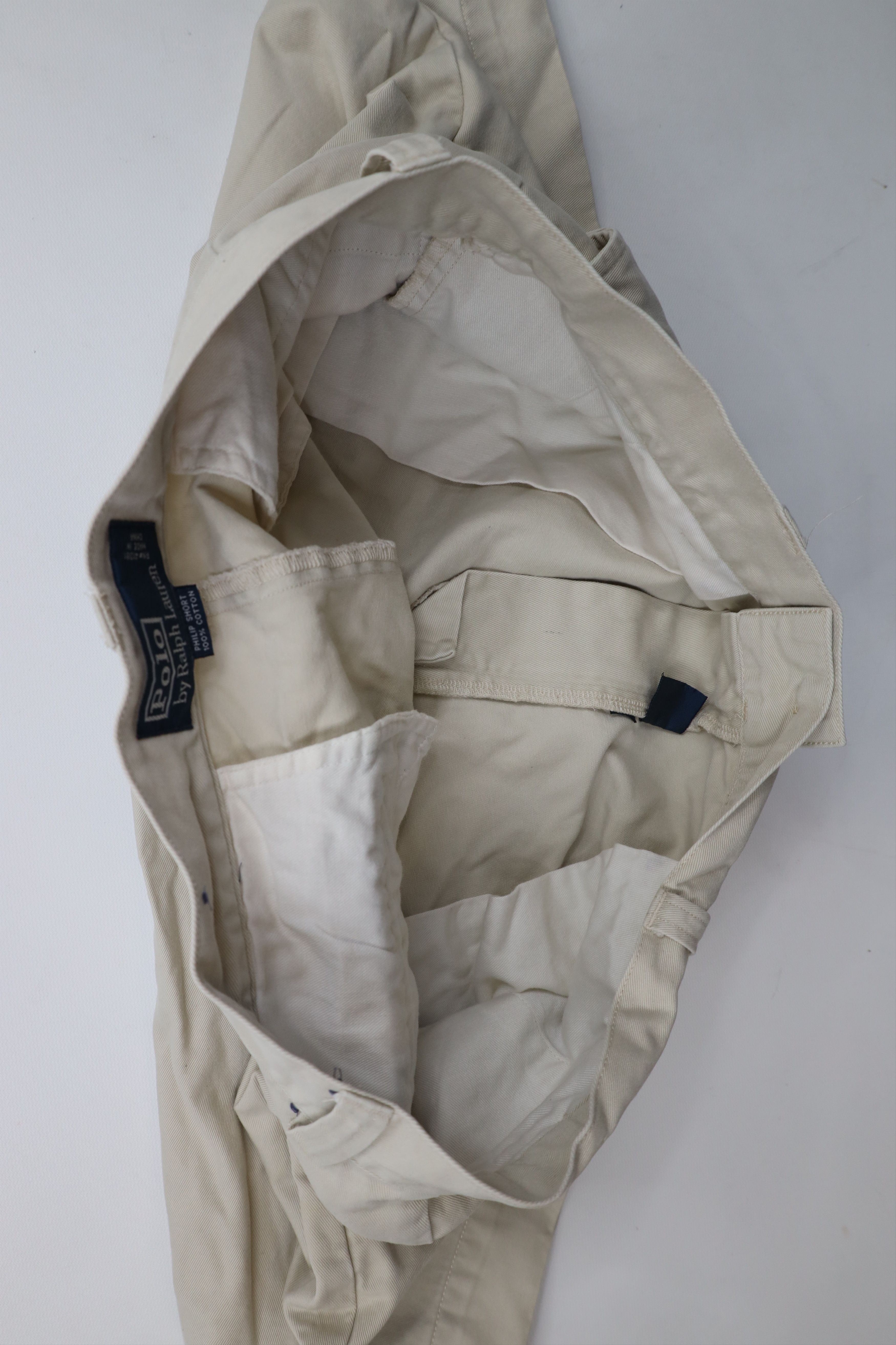 Ralph Lauren × Vintage Vintage 90s Ralph Lauren Above Knee Chino Shorts Cotton Size US 32 / EU 48 - 8 Thumbnail