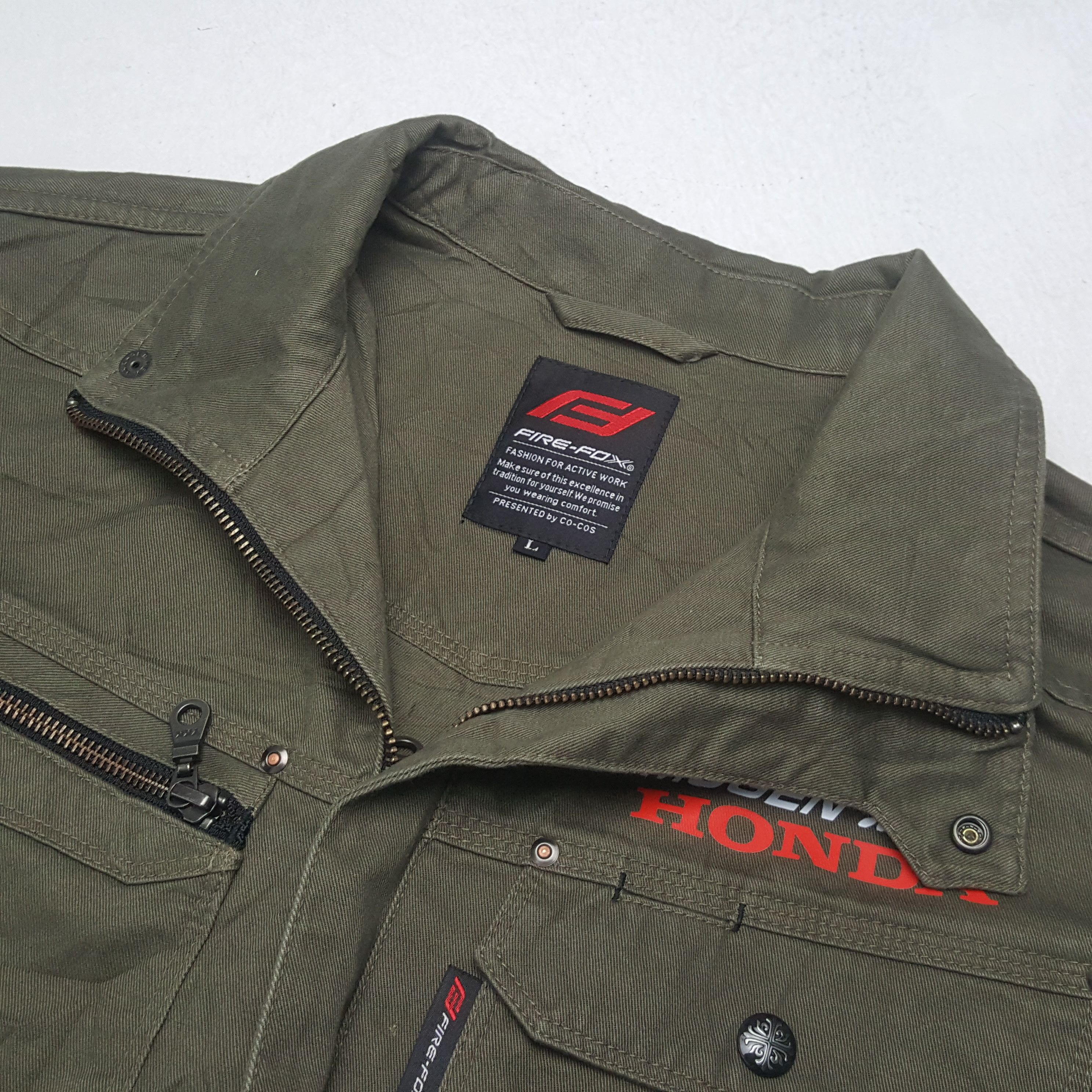 Japanese Brand × Vintage Vintage Mugen Honda Motorsports Custom Shirt Jacket C284N19 Size US M / EU 48-50 / 2 - 5 Thumbnail