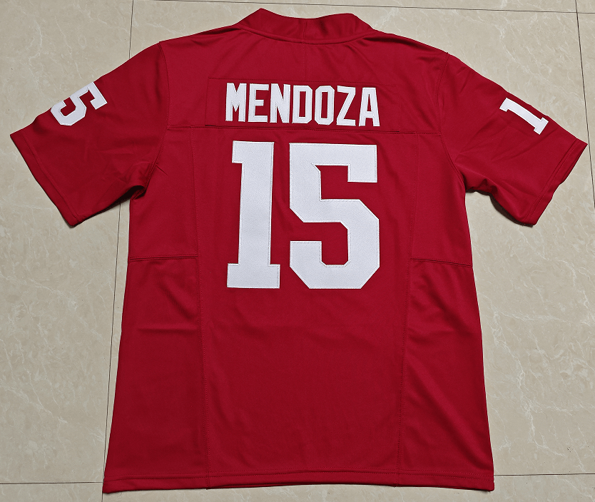Other Men's Indiana Hoosiers #15 Fernando Mendoza Red jersey Size US L / EU 52-54 / 3 - 3 Thumbnail