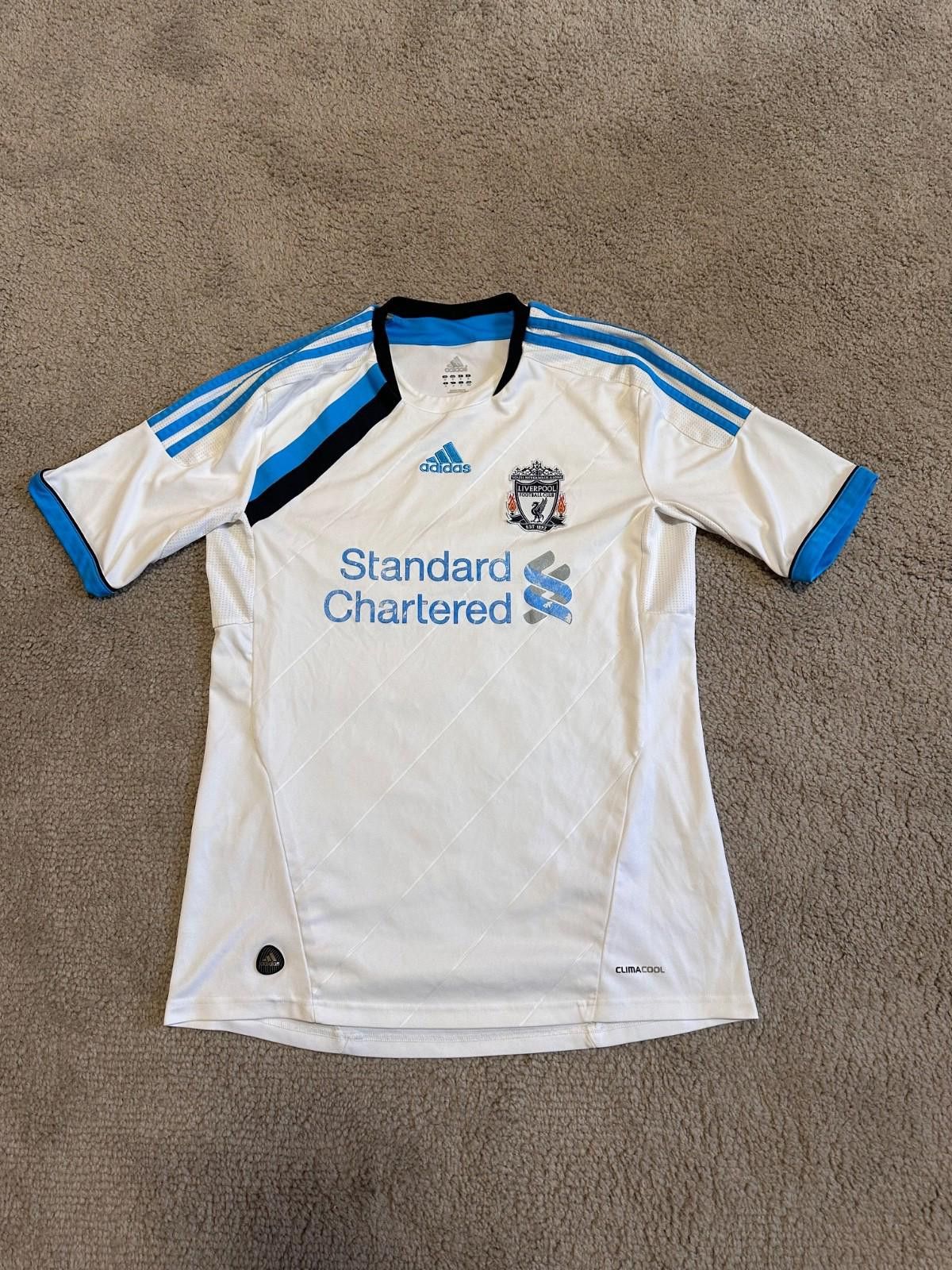 Adidas LIVERPOOL 2011/12 THIRD FOOTBALL SHIRT SOCCER JERSEY ADIDAS Size US M / EU 48-50 / 2 - 1 Thumbnail