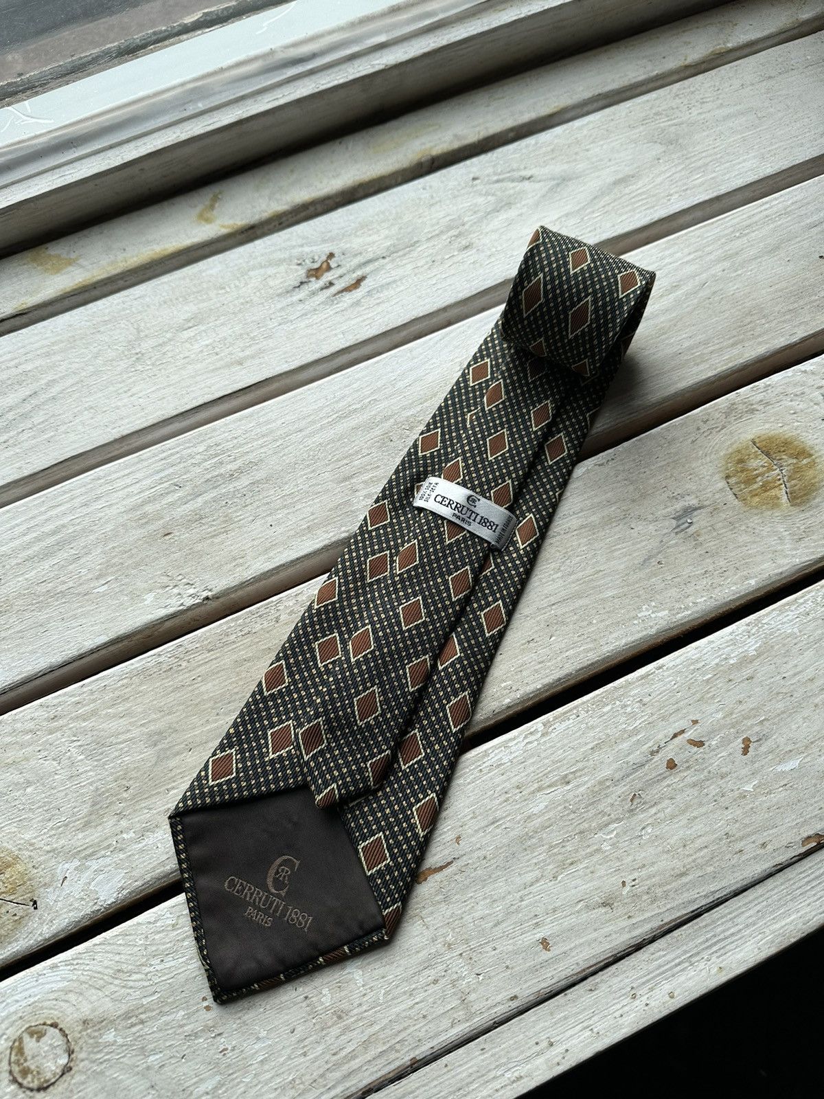 Cerruti 1881 × Vintage VINTAGE❗️ Nino Cerruti 1881 Silk Neck Tie luxury old money Size ONE SIZE - 1 Thumbnail
