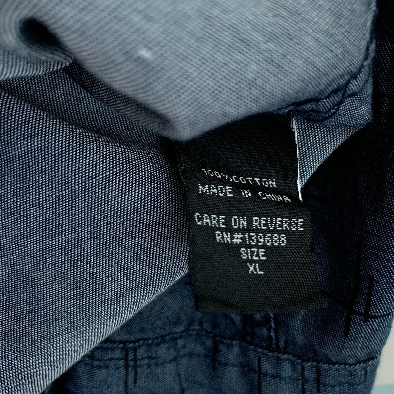Ocean Current Ocean Current Chambray Printed Shirt Blue Button Front XL Size US XL / EU 56 / 4 - 8 Thumbnail