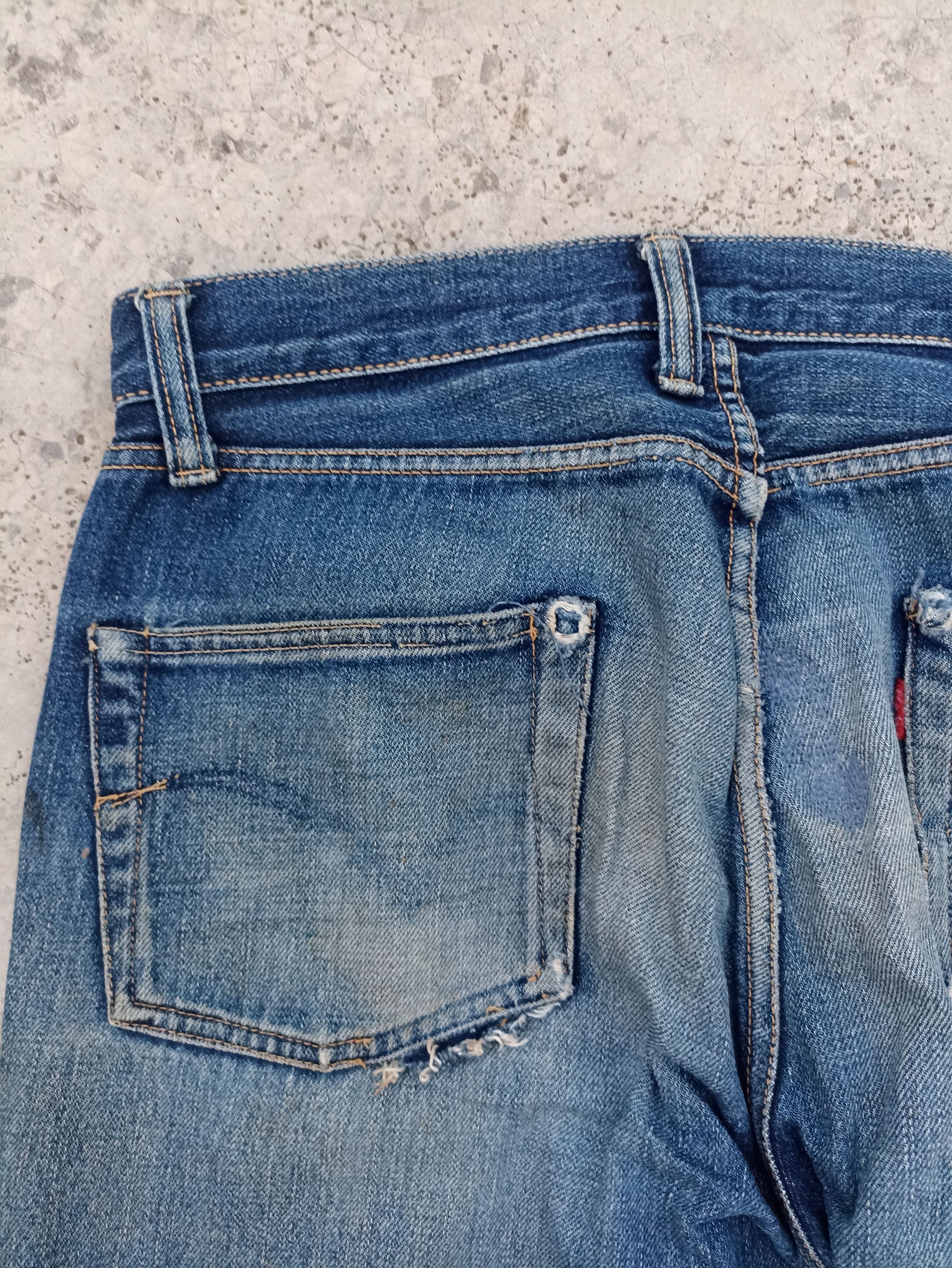 Denime Vintage Denime Jeans Distressed Mud washed Faded jeans Japan Size US 30 / EU 46 - 14 Thumbnail