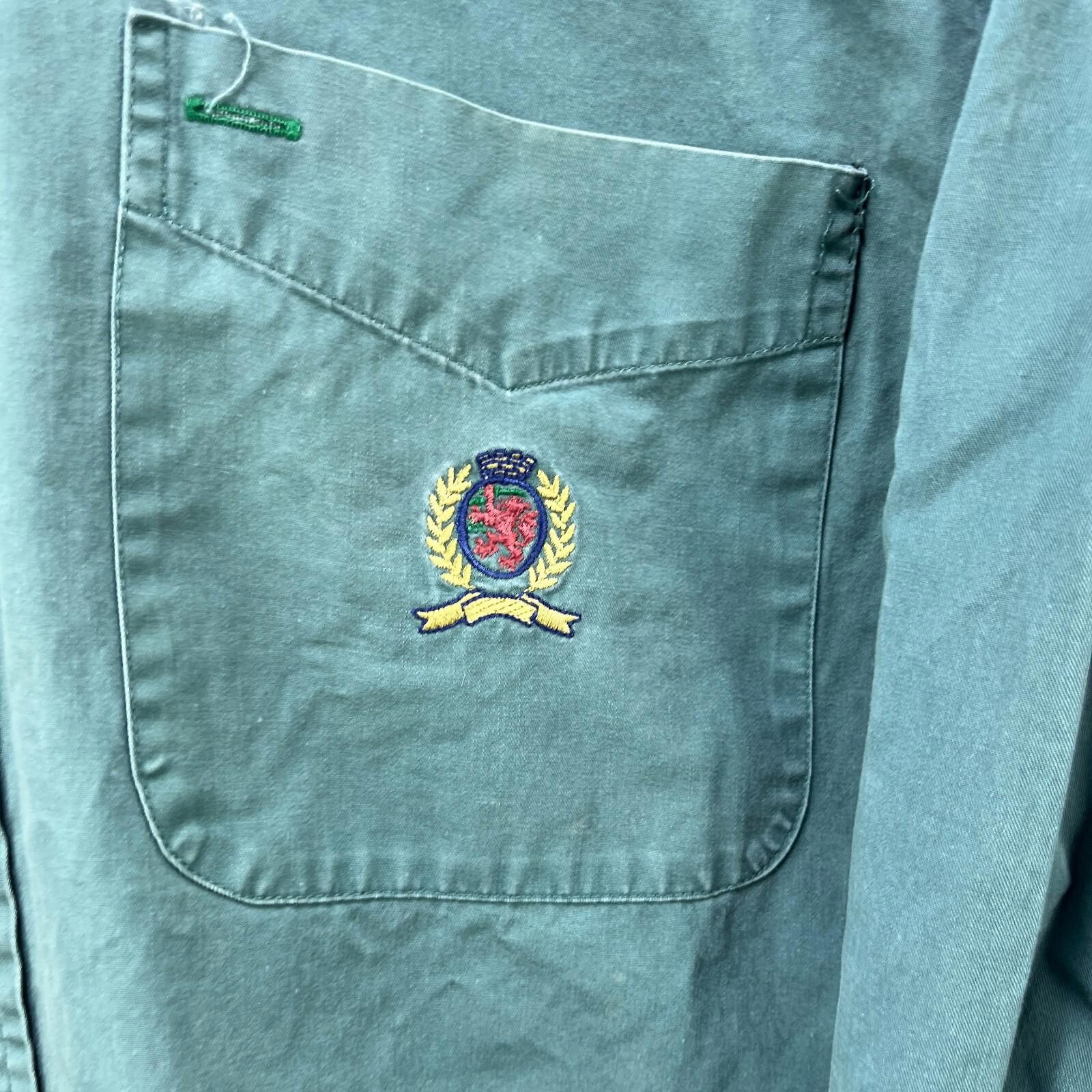 Tommy Hilfiger Vintage 90s Tommy Hilfiger Crest Long Sleeve Shirt Medium Size US M / EU 48-50 / 2 - 3 Thumbnail