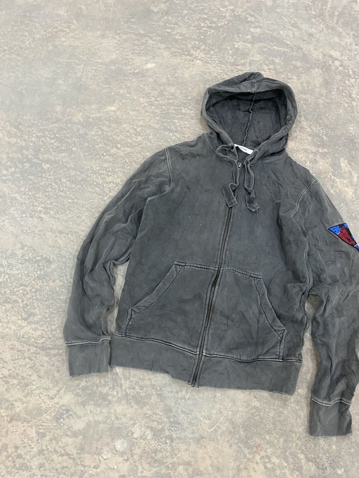 Zadig & Voltaire 2000s -Distressed Zipper Hoodie Punk Grunge Lgb Size US XS / EU 42 / 0 - 4 Thumbnail