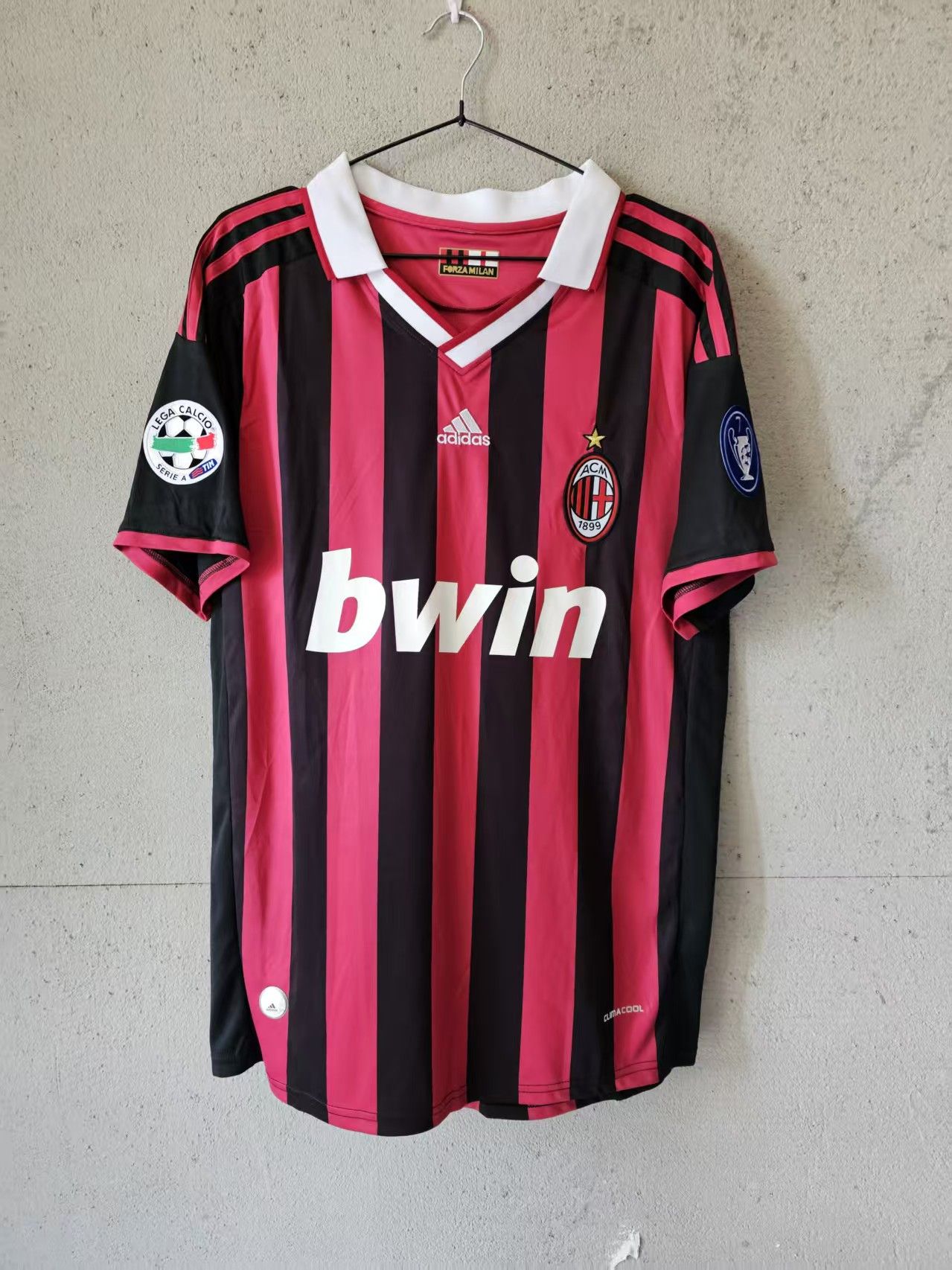 Other 2009 AC Milan #23 David Beckham Jersey Home Size US L / EU 52-54 / 3 - 2 Thumbnail