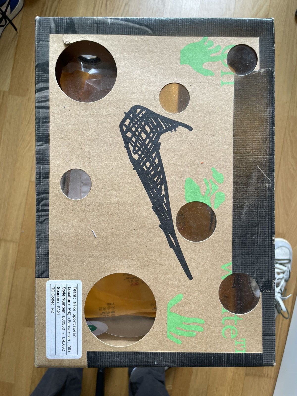 Nike × Off-White 100% Original Nike x Off-White Dunk Low Lot 22 of 50 Virgil Size US 12 / EU 45 - 17 Thumbnail