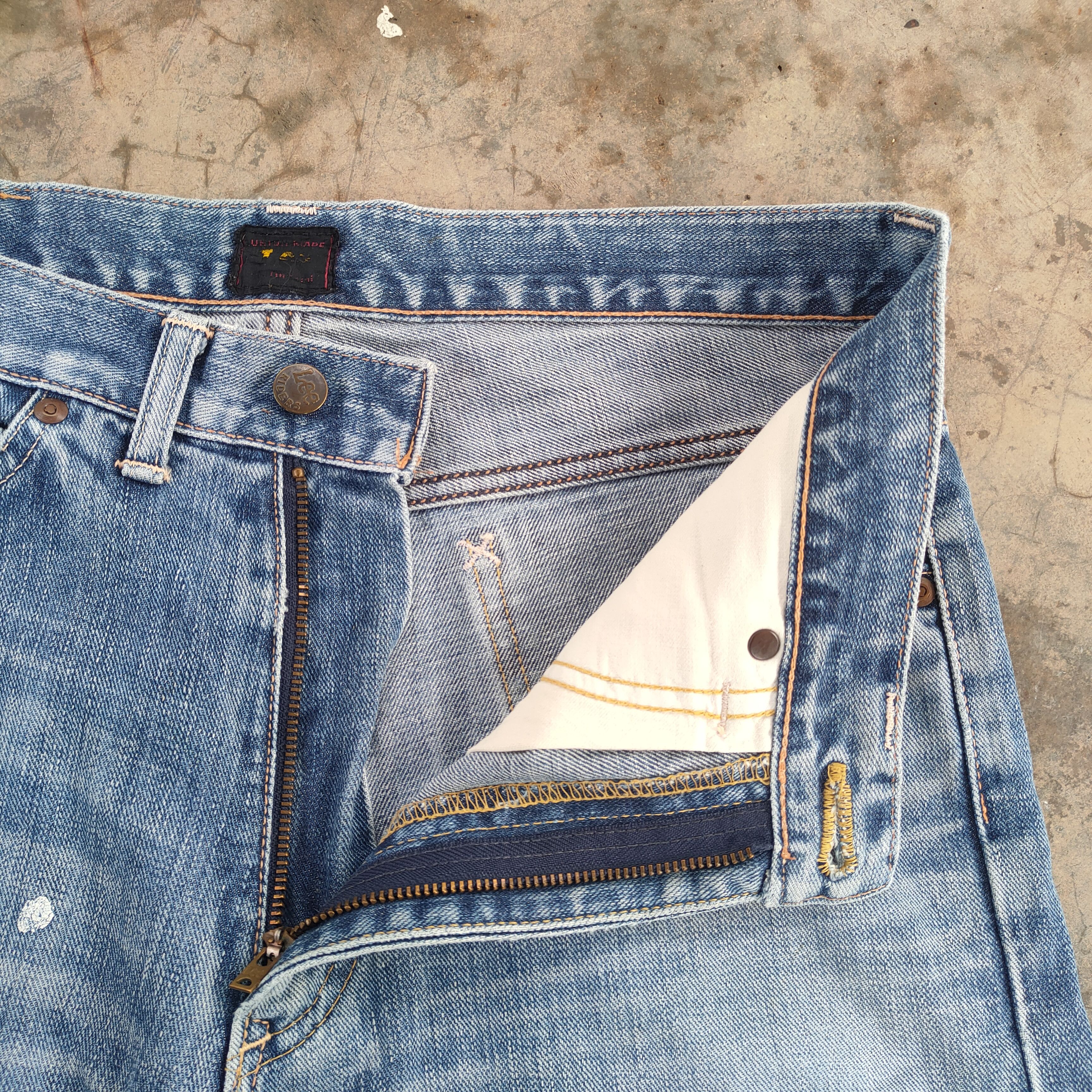 Jean × Lee × Vintage VINTAGE LEE RIDERS FADED DENIM JEANS PANTS Size US 32 / EU 48 - 8 Thumbnail
