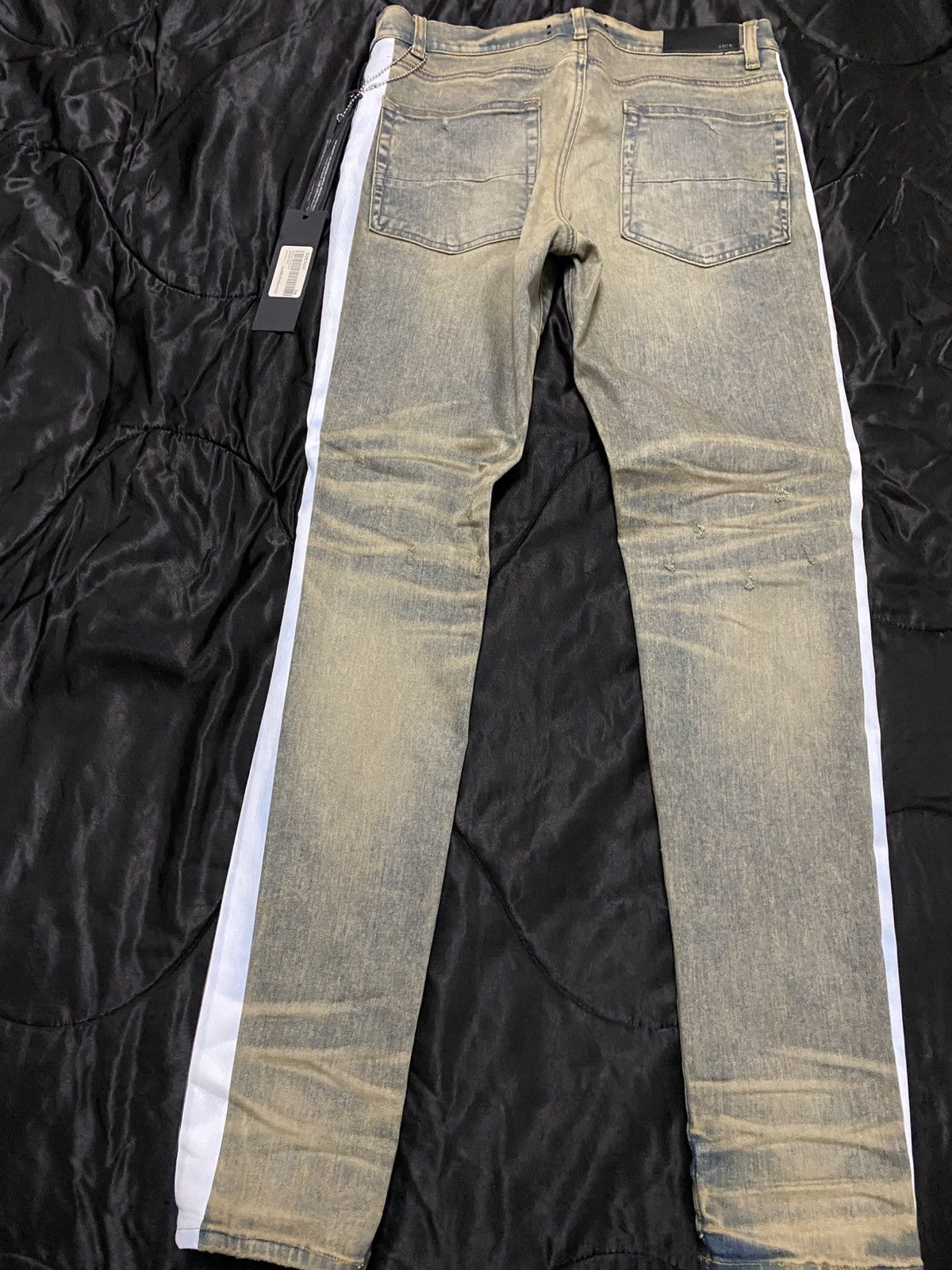 Amiri Amiri Indigo Broken Track Jean Size US 34 / EU 50 - 7 Thumbnail