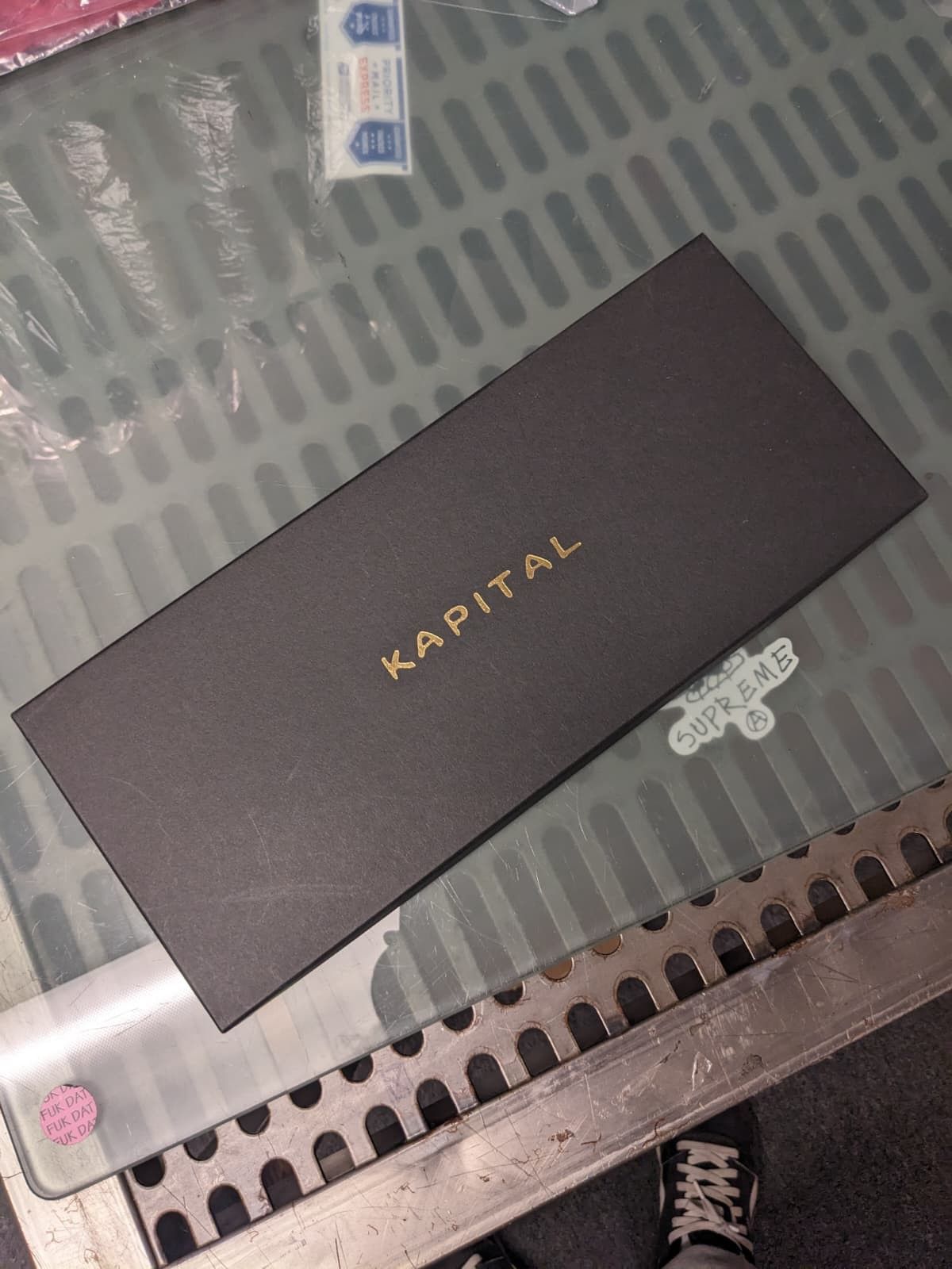 Kapital Kapital Bone Hand Journey Pass Case Wallet Black Size ONE SIZE - 10 Thumbnail