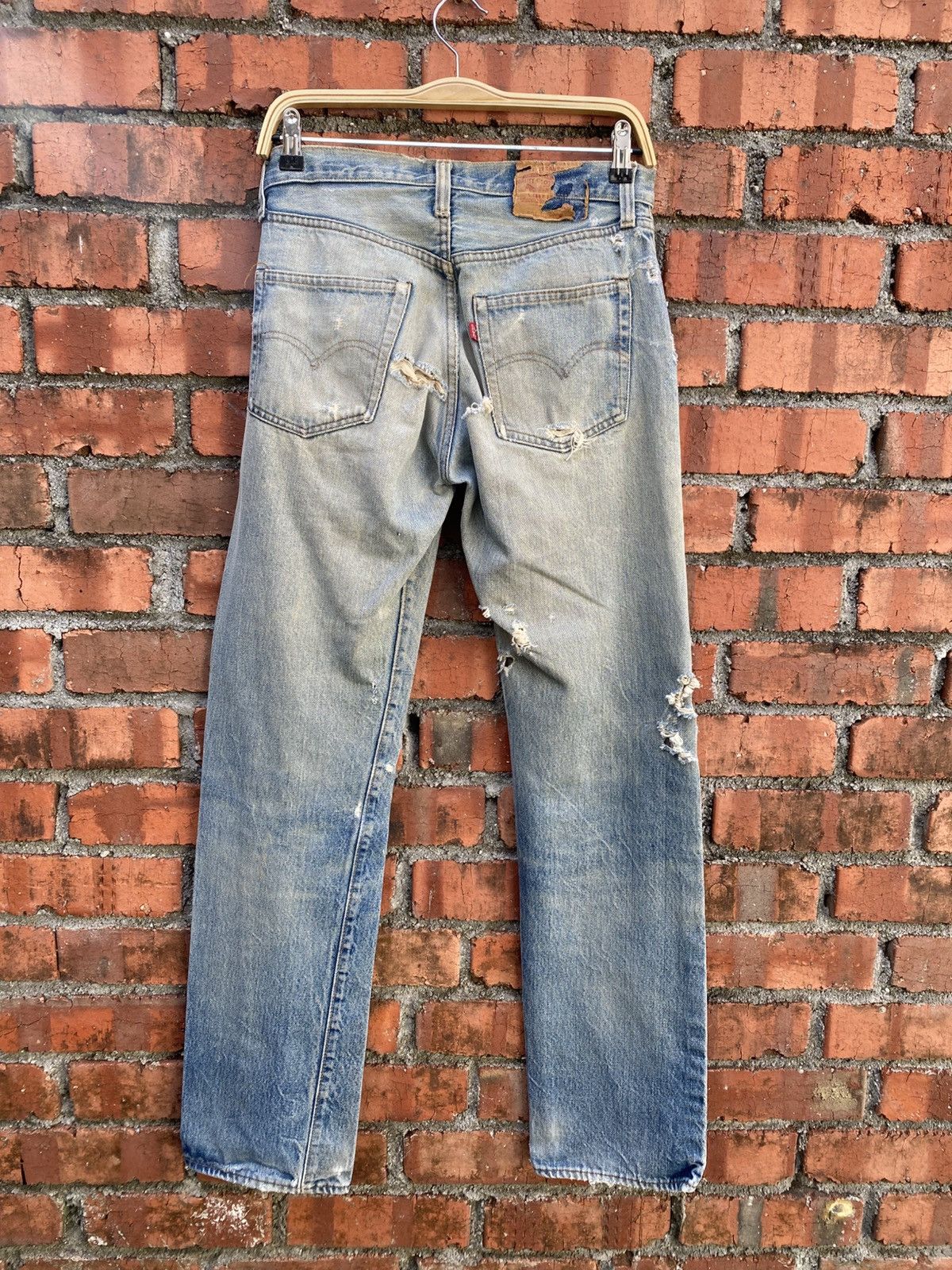 Levi's Vintage Clothing W30x32 vintage levi's redline distressed ripped jeans USA Size US 30 / EU 46 - 2 Thumbnail