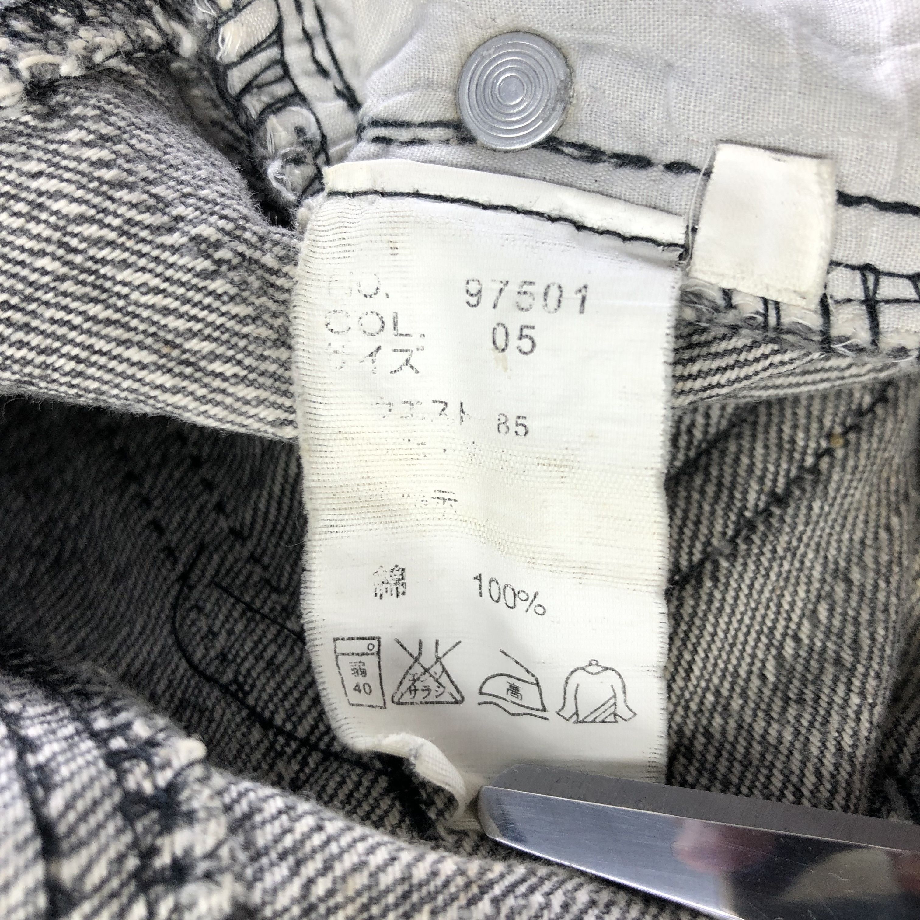 Japanese Brand Vintage Japanese Jeans Faded Black Denim KJ2446 Size US 32 / EU 48 - 8 Thumbnail