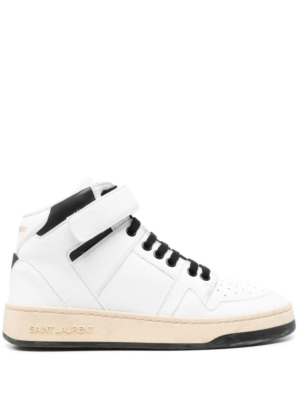 Saint Laurent Paris oc11z1125 Lax Sneakers in Washed Out Effect Leather Size US 8.5 / IT 38.5 - 1 Thumbnail