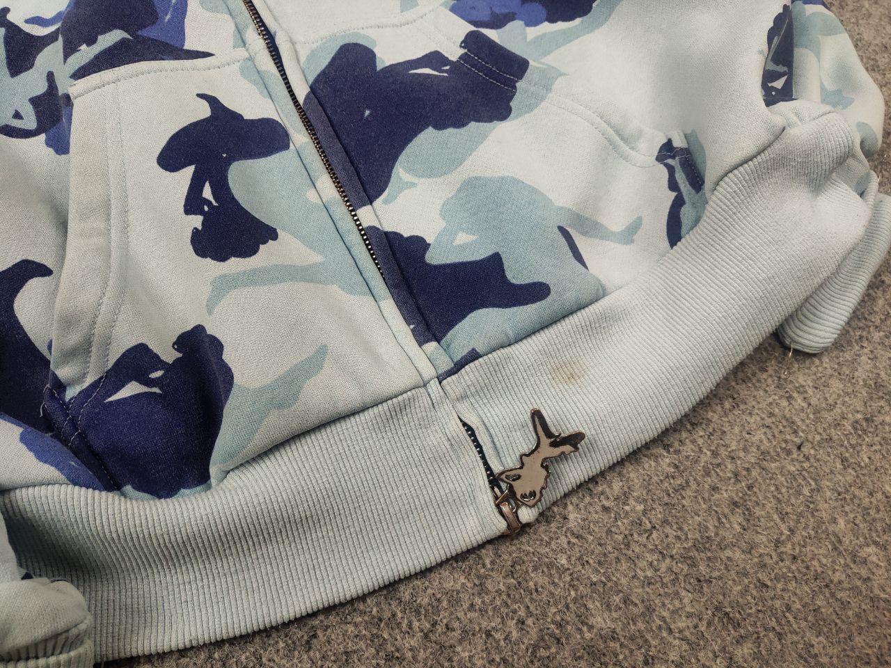 Named Collective Unrealistic Ideals Camo Monogram Zip Hoodie