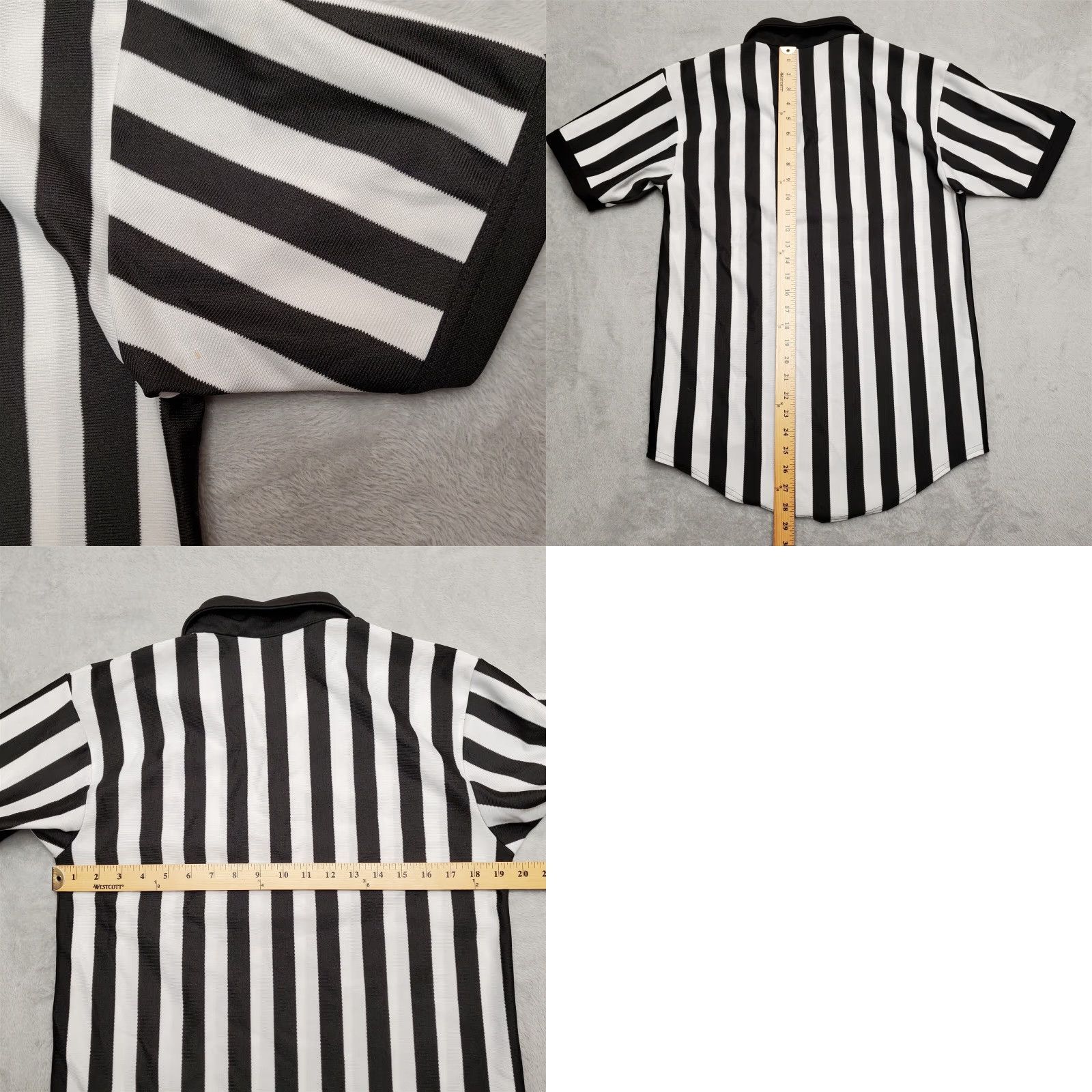 Vintage VINTAGE Miller Beer Shirt Men S Black White Stripe Collared 1/4 Zip Referee Polo Embroidered LogoMLB Size US S / EU 44-46 / 1 - 8 Thumbnail