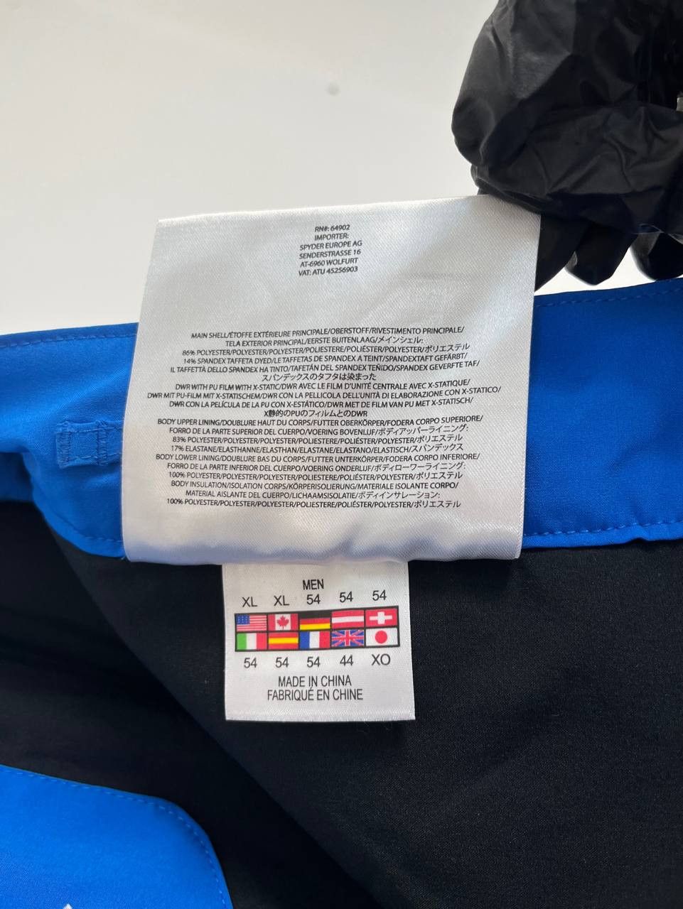 Gear for Sports SPYDER SKI SNOW PANTS PRIMALOFT XSTATIC BLUE SIZE XL Size US 37 - 3 Thumbnail