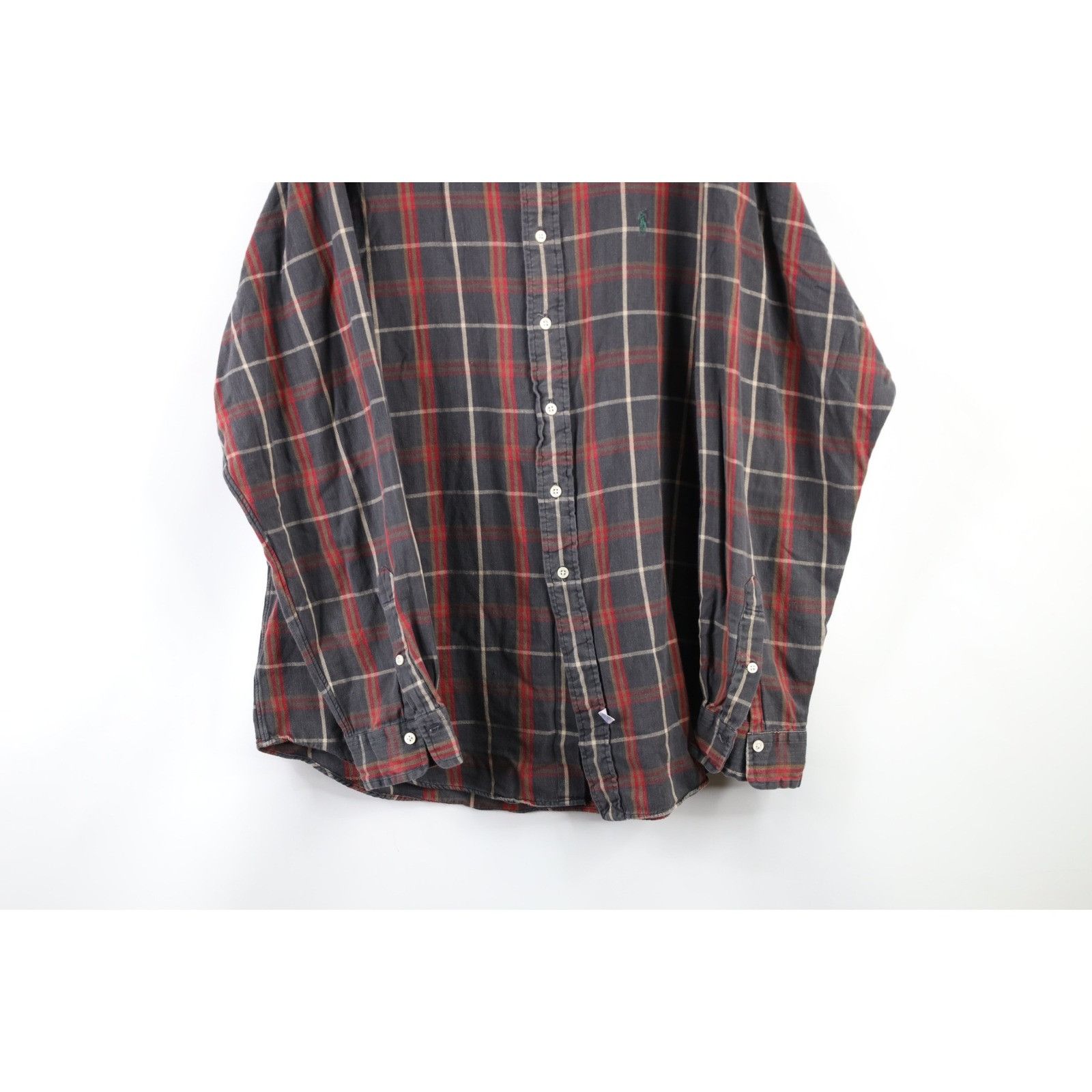 Polo Ralph Lauren Vintage 90s Ralph Lauren Collared Flannel Button Shirt Size US XL / EU 56 / 4 - 3 Thumbnail