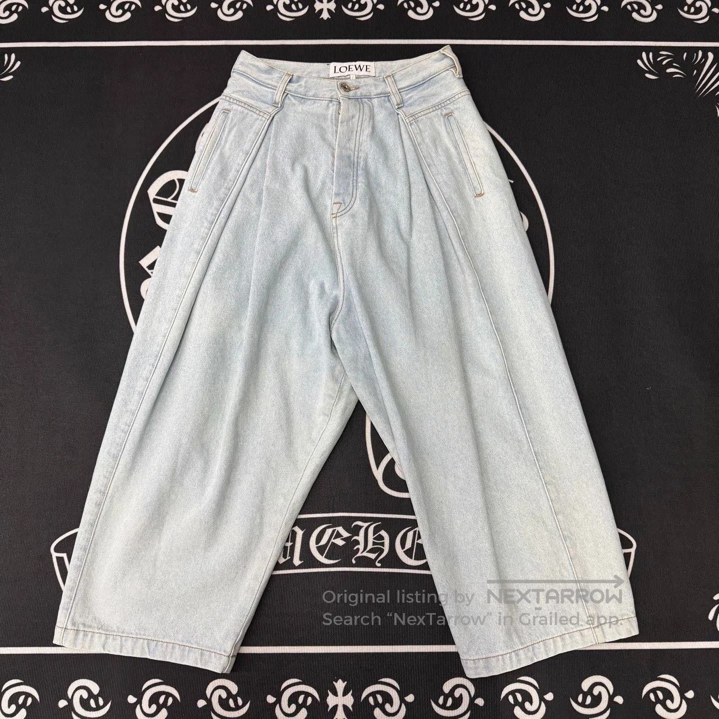 Loewe LOEWE Light Blue Wide-Leg Jeans. Size 35" - 1 Thumbnail