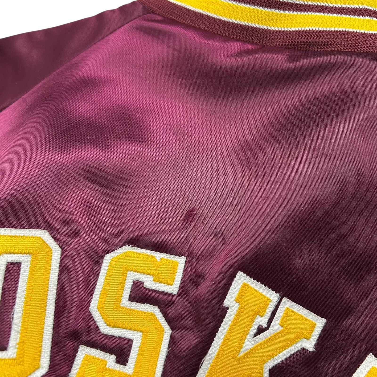 NFL 90s WASHINGTON REDSKINS CHALK LINE SATIN JACKET SPELL OUT Size US XXL / EU 58 / 5 - 11 Thumbnail