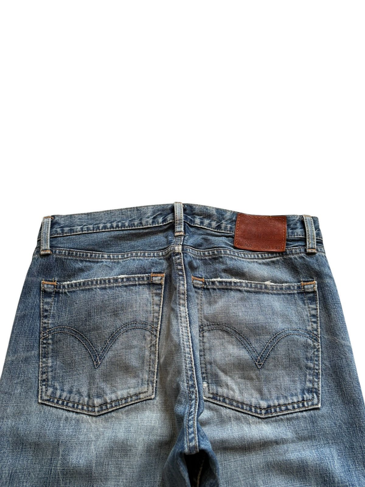 Levi's SALES🔥Vintage 90s Levis 502 Mud Wash Distressed Loose Jeans Size US 32 / EU 48 - 8 Thumbnail