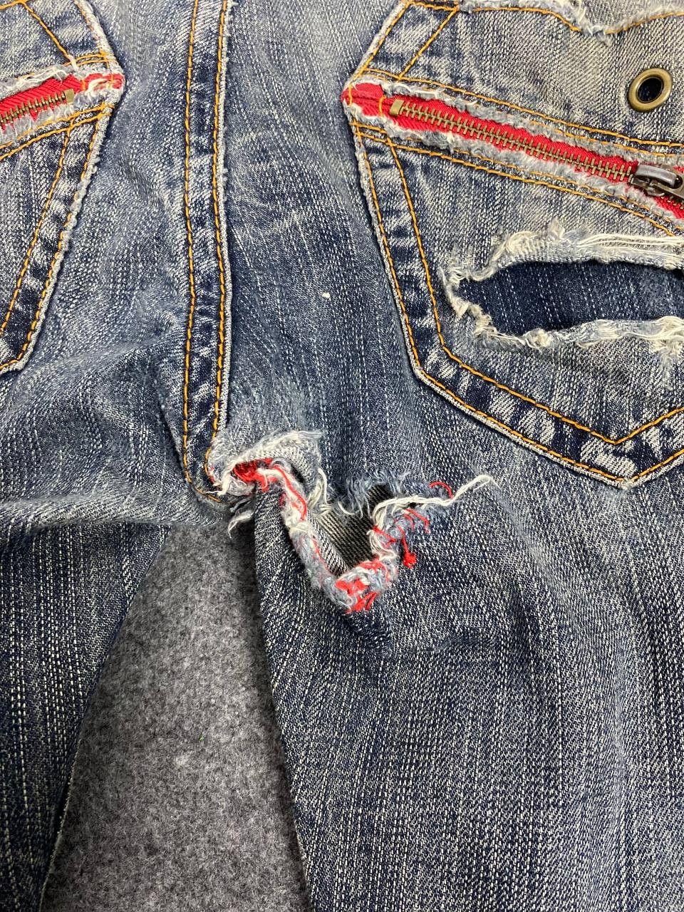 Japanese Brand vintage villand japanese brands distressed denim nice design Size US 34 / EU 50 - 6 Thumbnail