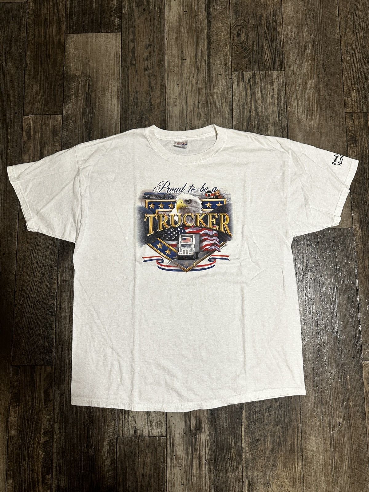 Vintage 2003 Proud to Be a Trucker Tee Size US XL / EU 56 / 4 - 2 Thumbnail