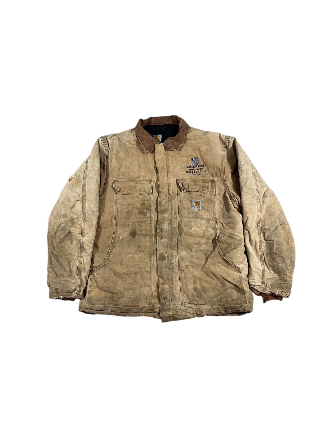 Vintage Carhartt Arctic Jacket Faded Distressed Brown