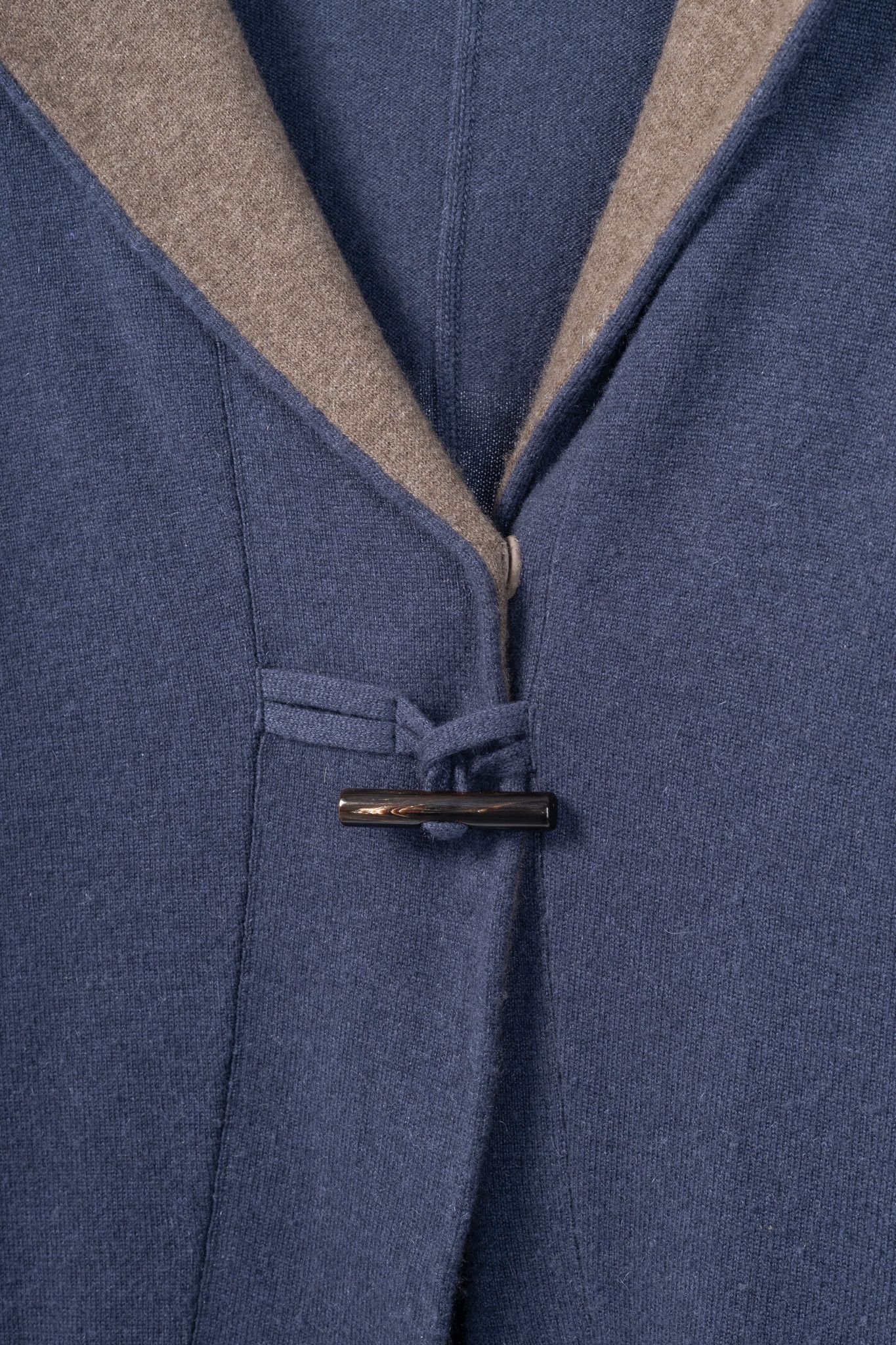 Brunello Cucinelli Brunello Cucinelli Two-Tone Cashmere Hooded Toggle Cardigan Size M / US 6-8 / IT 42-44 - 7 Thumbnail