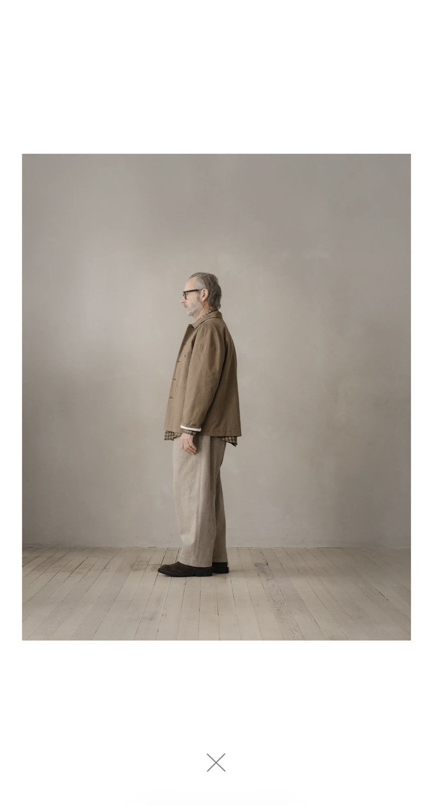 Evan Kinori Field Shirt Two Undyed Organic Cotton Canvas Size US XS / EU 42 / 0 - 3 Thumbnail
