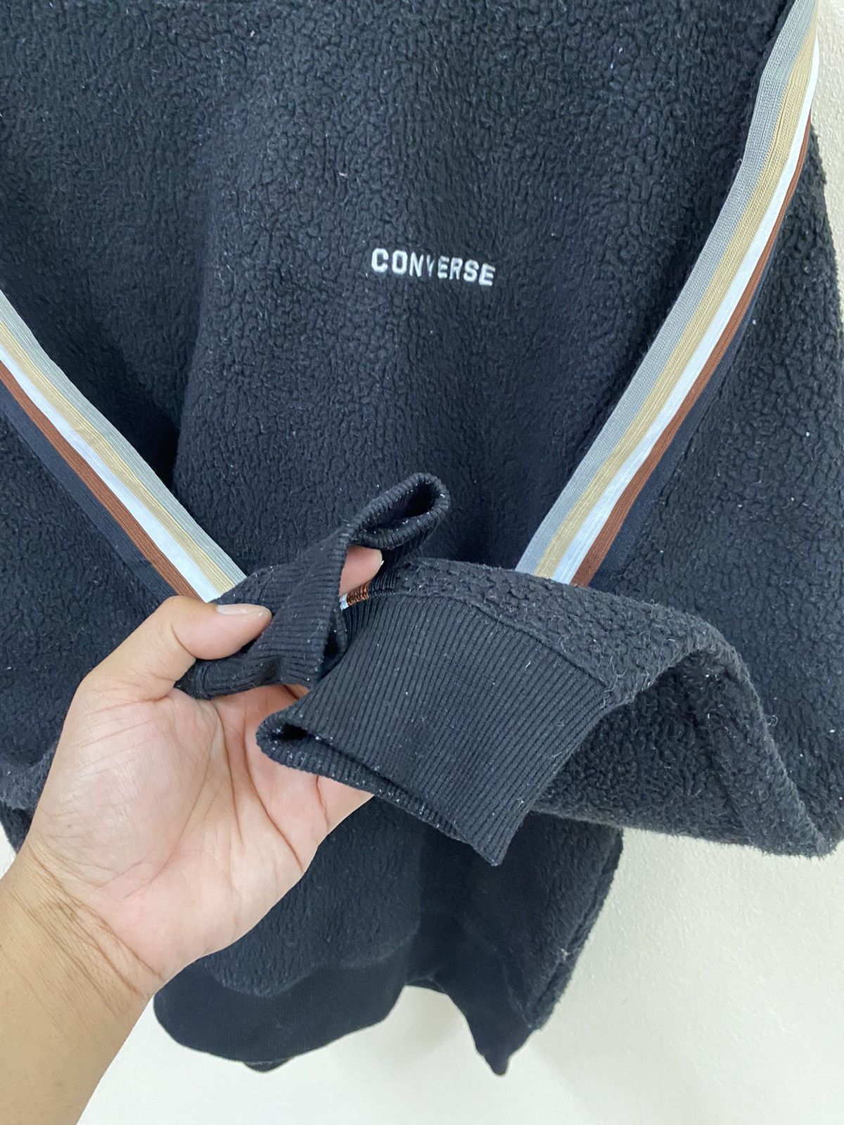 Converse Vtg Converse Fleece Black Size US L / EU 52-54 / 3 - 8 Thumbnail
